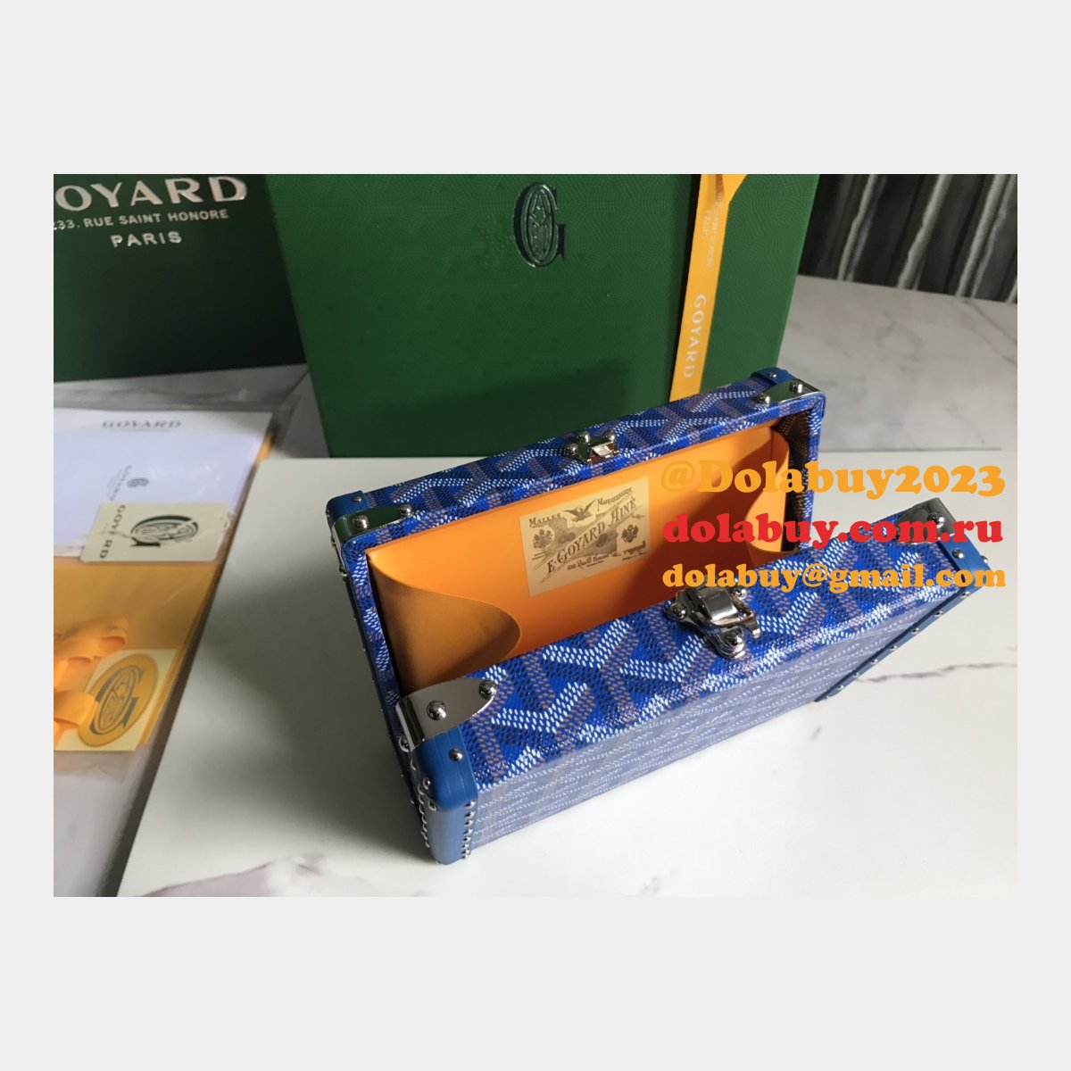 Best Quality 020177 Minaudière Goyardine Replica Goyard bags
