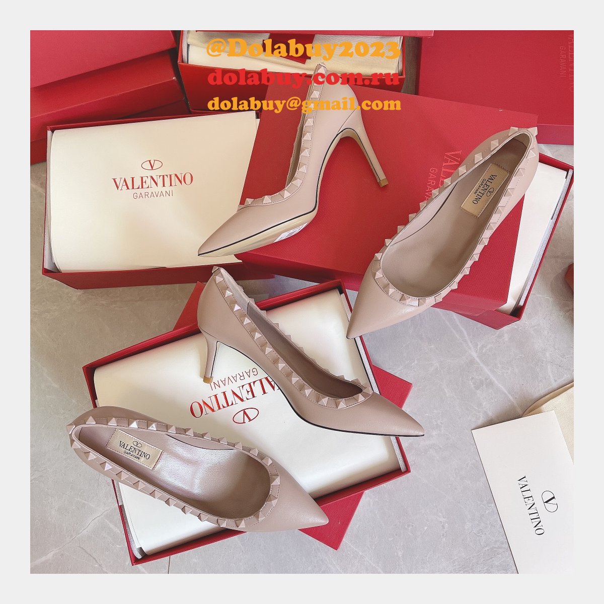How Every Designer Fake Valentino Rockstud Pumps