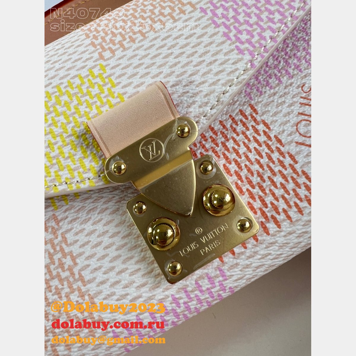 LOUIS VUITTON REPLICA N40749 Pochette Metis East West