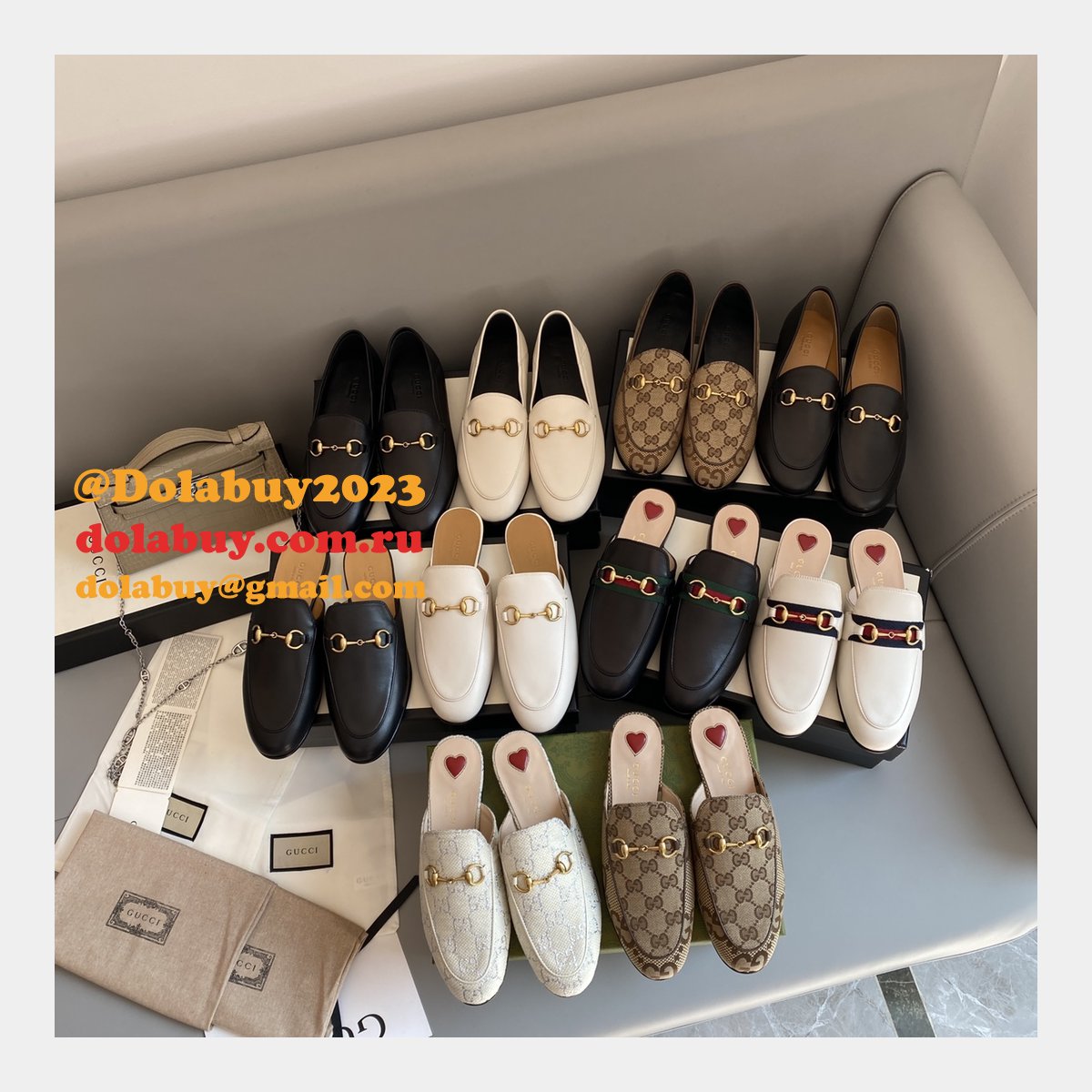 only sell high-quality designer fake G*u*i shoes