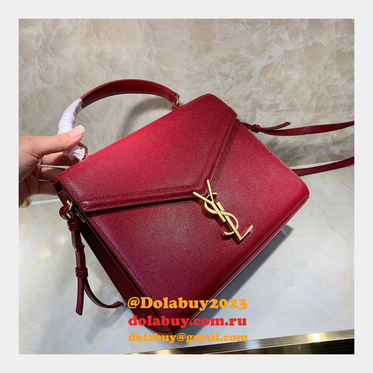 Luxury Replica Saint Laurent Cassandra Top-handle 578000 Bag