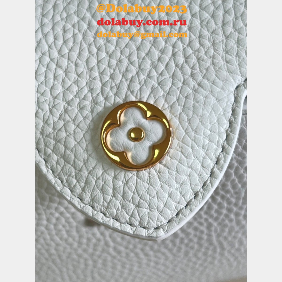 Louis Vuitton AAA Replica Designer Capucines Mini White M97980/M55921 Bag