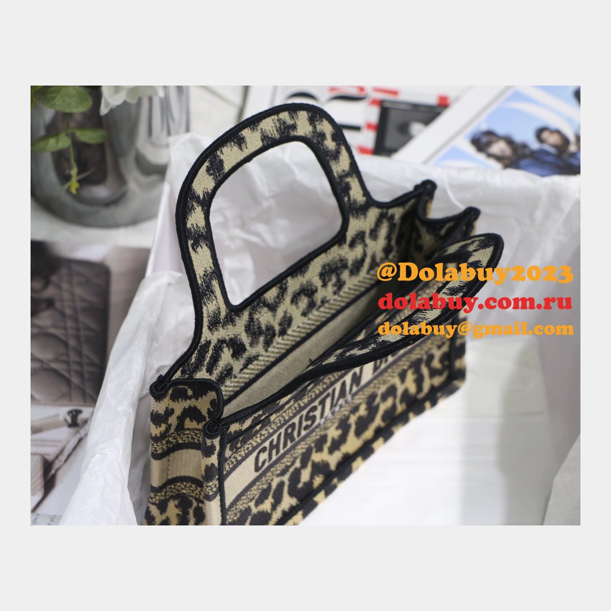 Replica Christian Dior Mini Book Tote Bag Factory
