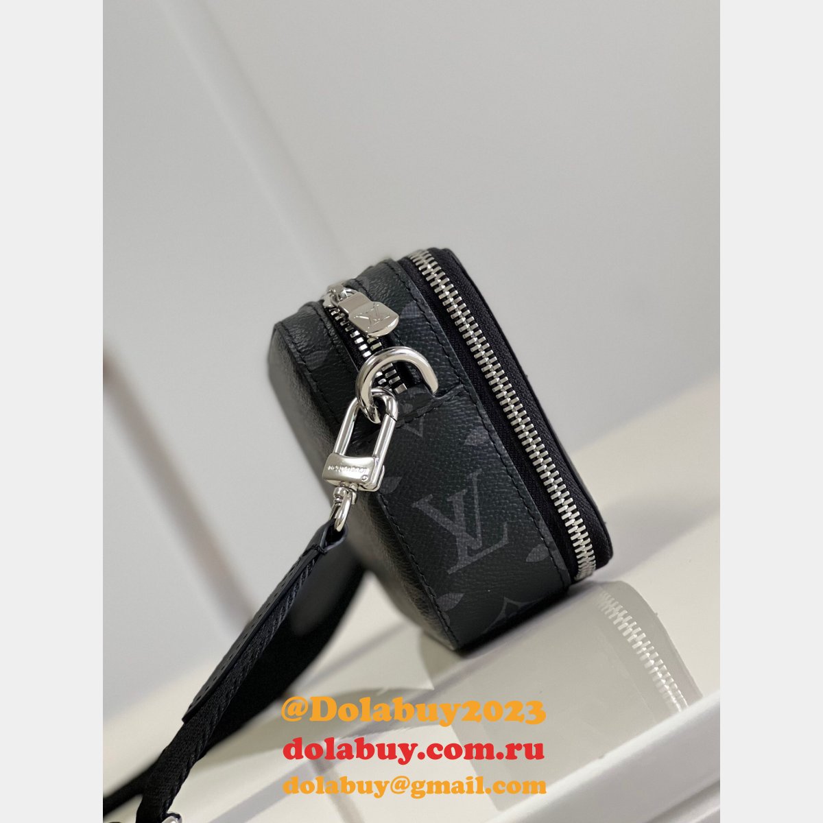 Louis Vuitton UK Best Replicas m80741/m60418 Alpha Wearable Wallet Monogram Eclipse Canvas