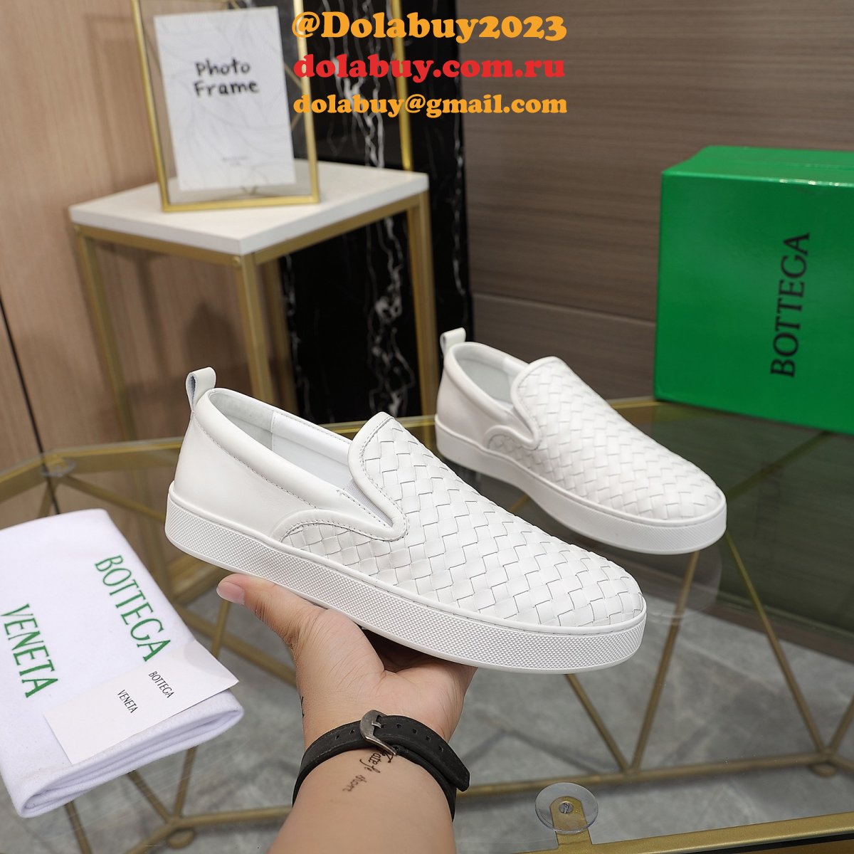 b0tte*a Ven*ta knockoff flats intrecciato nappa slip on sneakers shoes