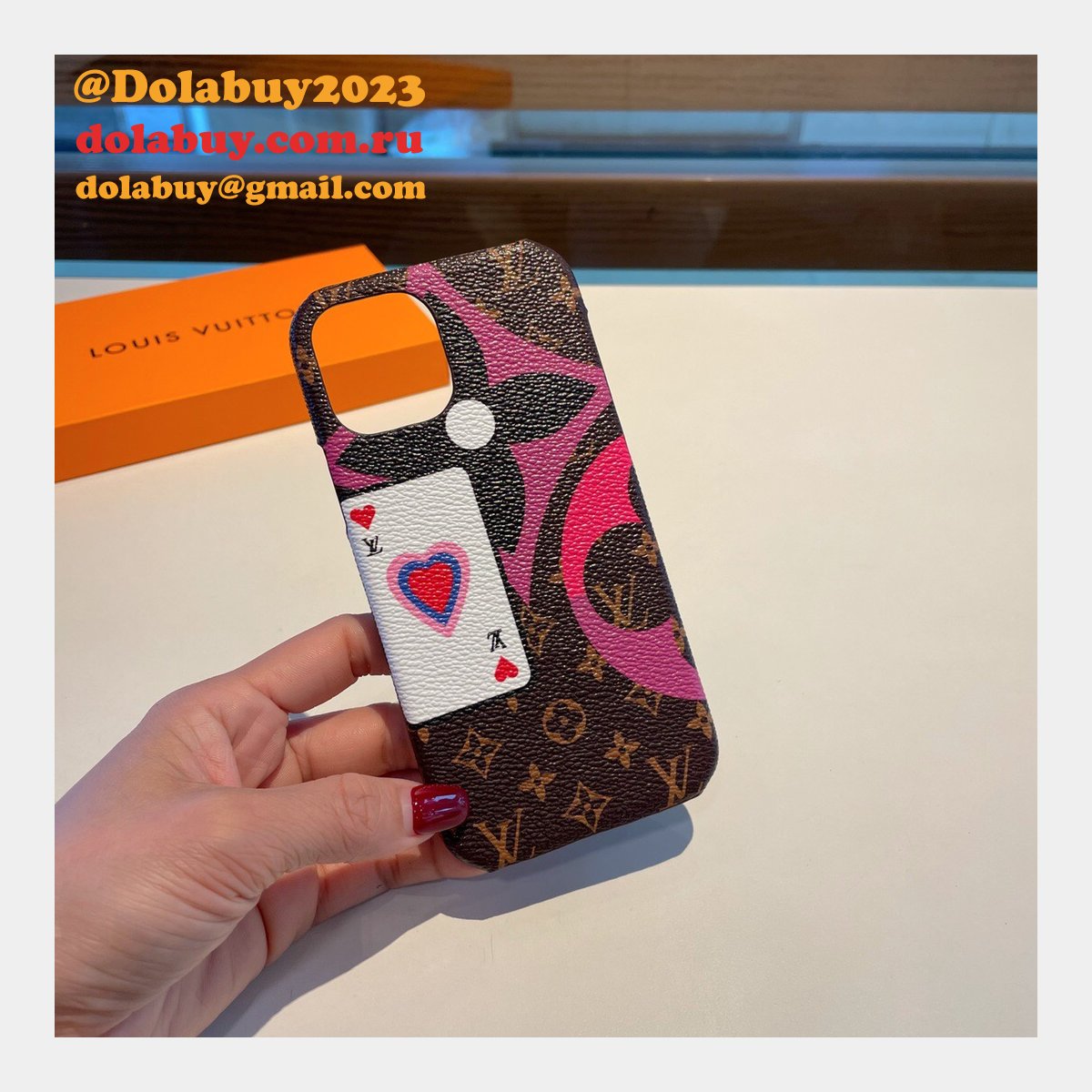 Custom Fake Louis Vuitton IPhone Cases