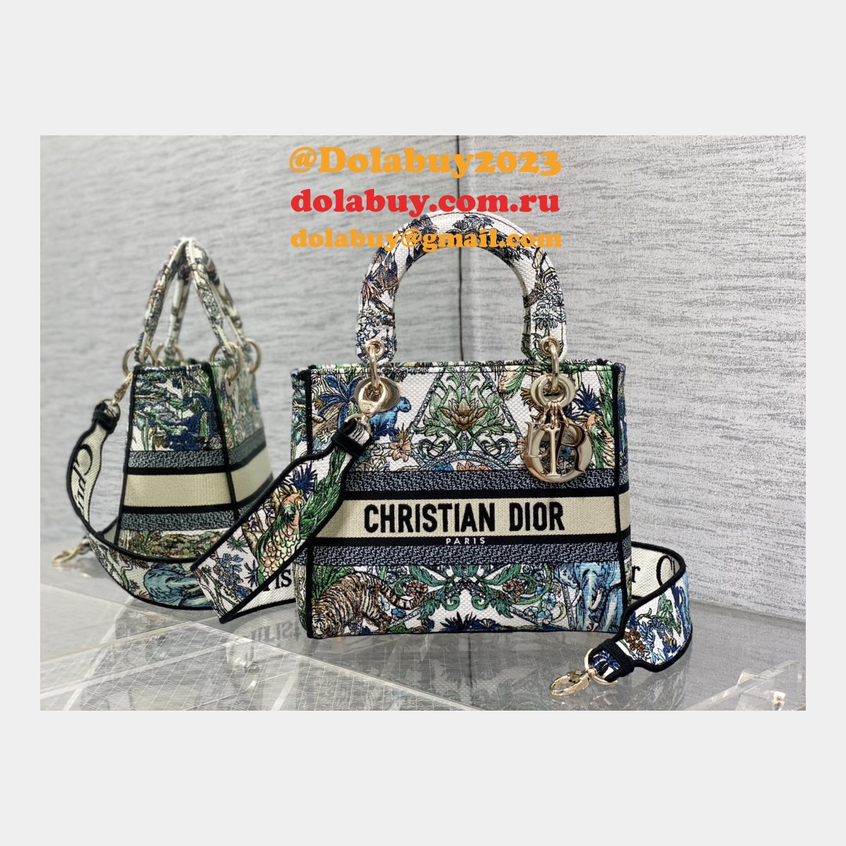 Lady Dior 24cm 100% Identical Lady Replica Bag Sale Online