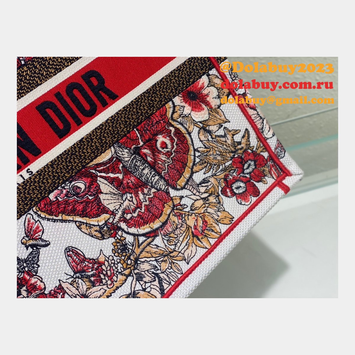 Best Replica Handbag 2022 Dior Designer Book Totes Red for Cheap
