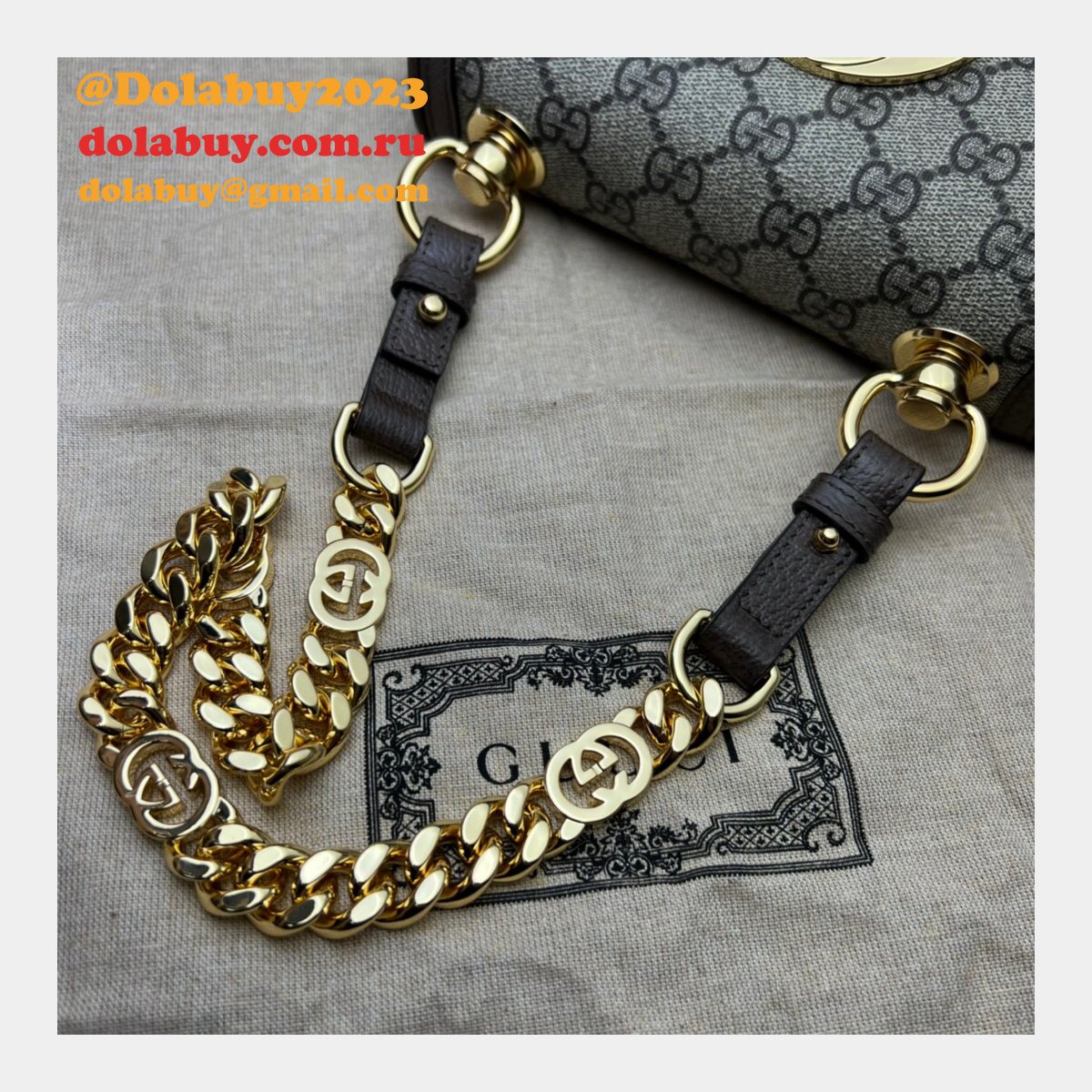 replica G*u*i luxury blondie 724645 shoulder bag