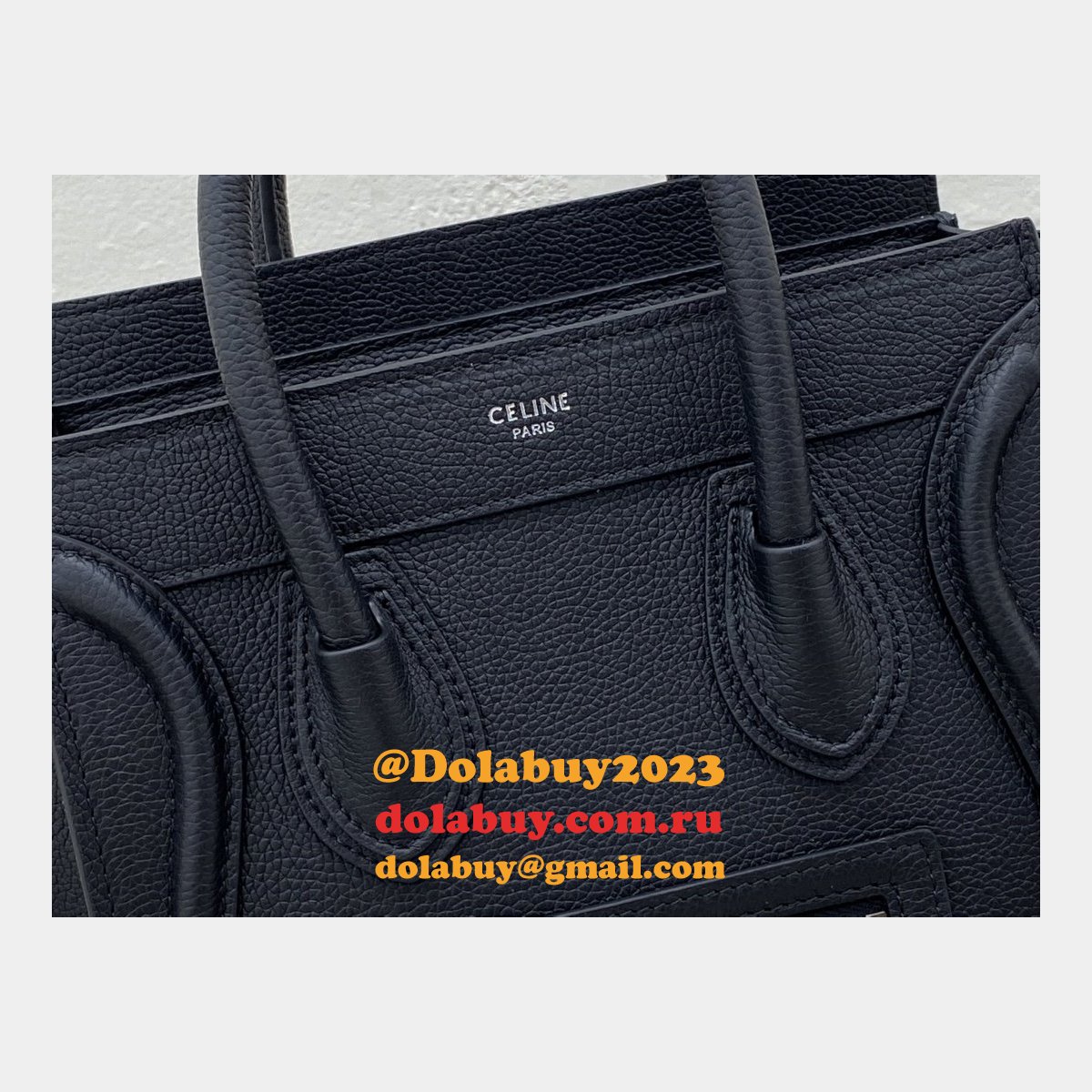 Celine Black Luggage Nano shopper 168243 Handbag