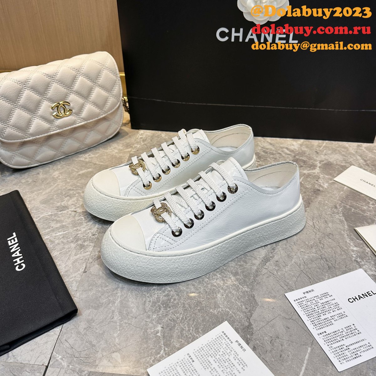 Inspired chane 1:1 Mirror women sneaker
