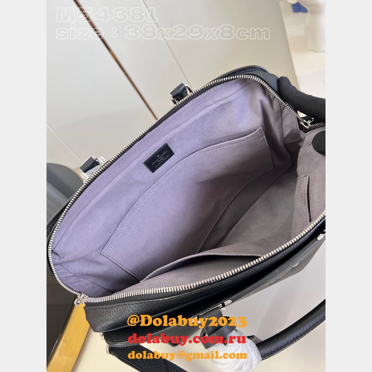 1:1 Mirror Shop Louis Vuitton Armand Briefcase Taurillon M54381 Bag
