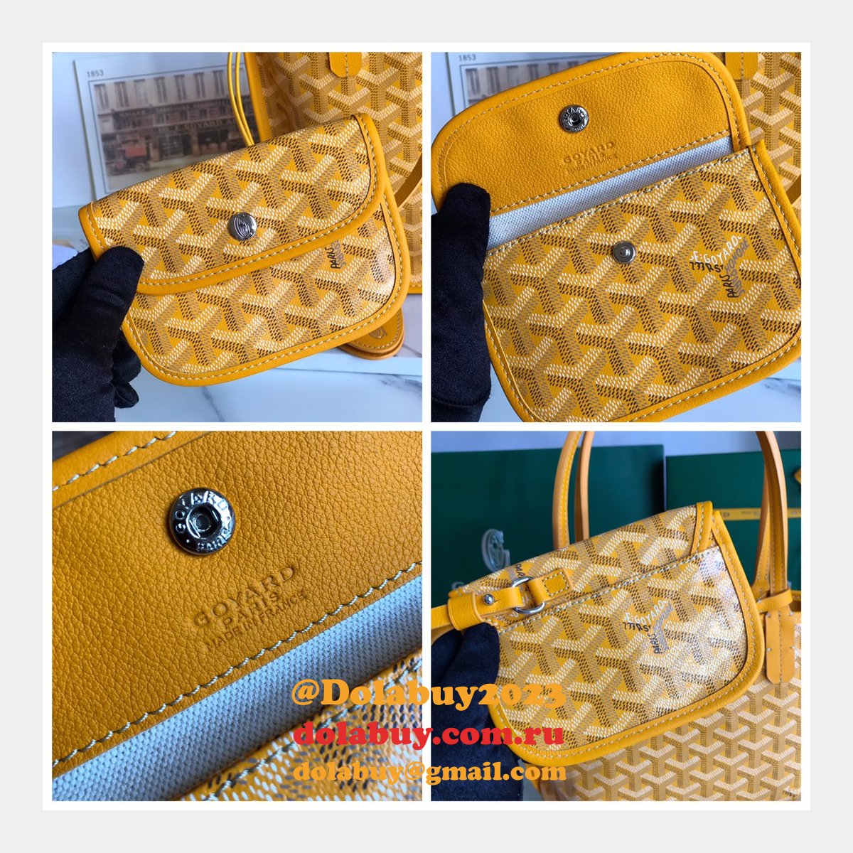 Shop High Quality Replica Saint Louis 020660 Goyard Handbag