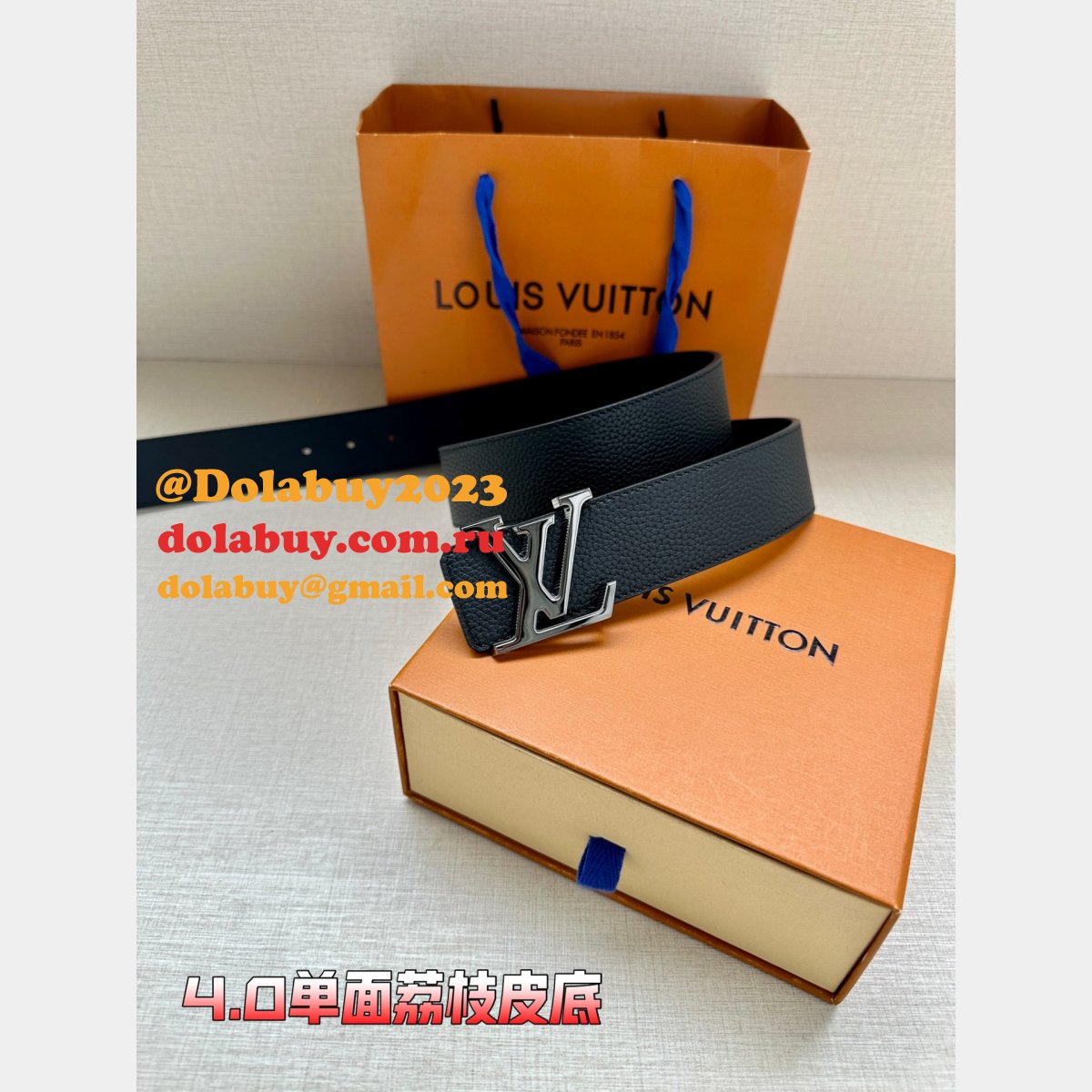 Replica Top Quality LOUIS VUITTON BELT 40MM