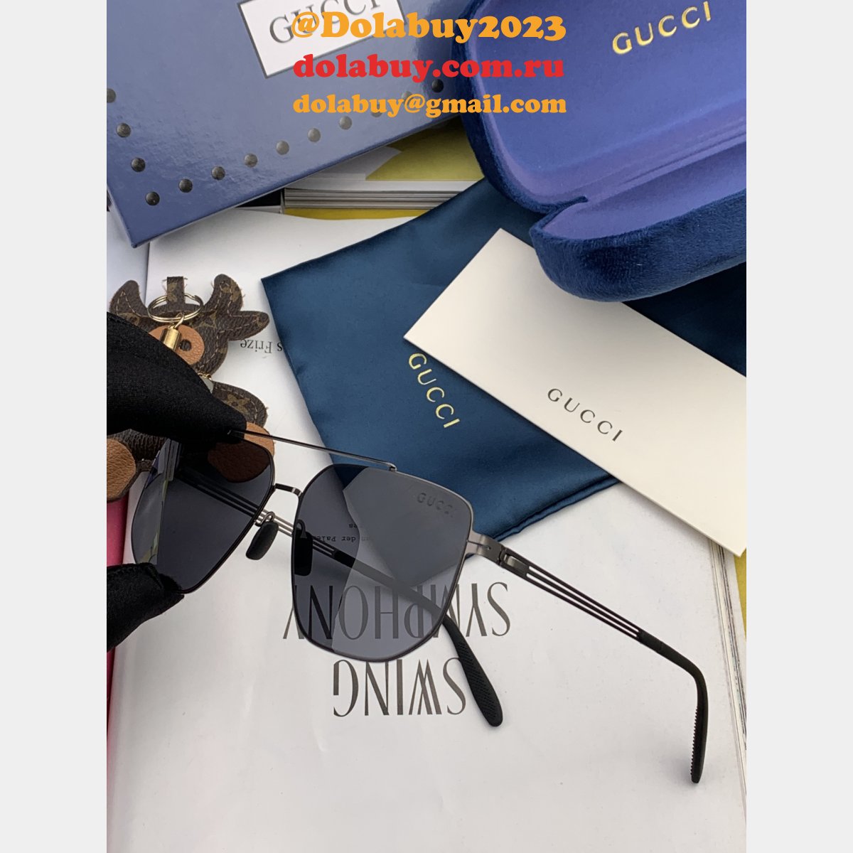 G*u*i high quality inspired g0502/7708/1731/1201 replica sunglasses
