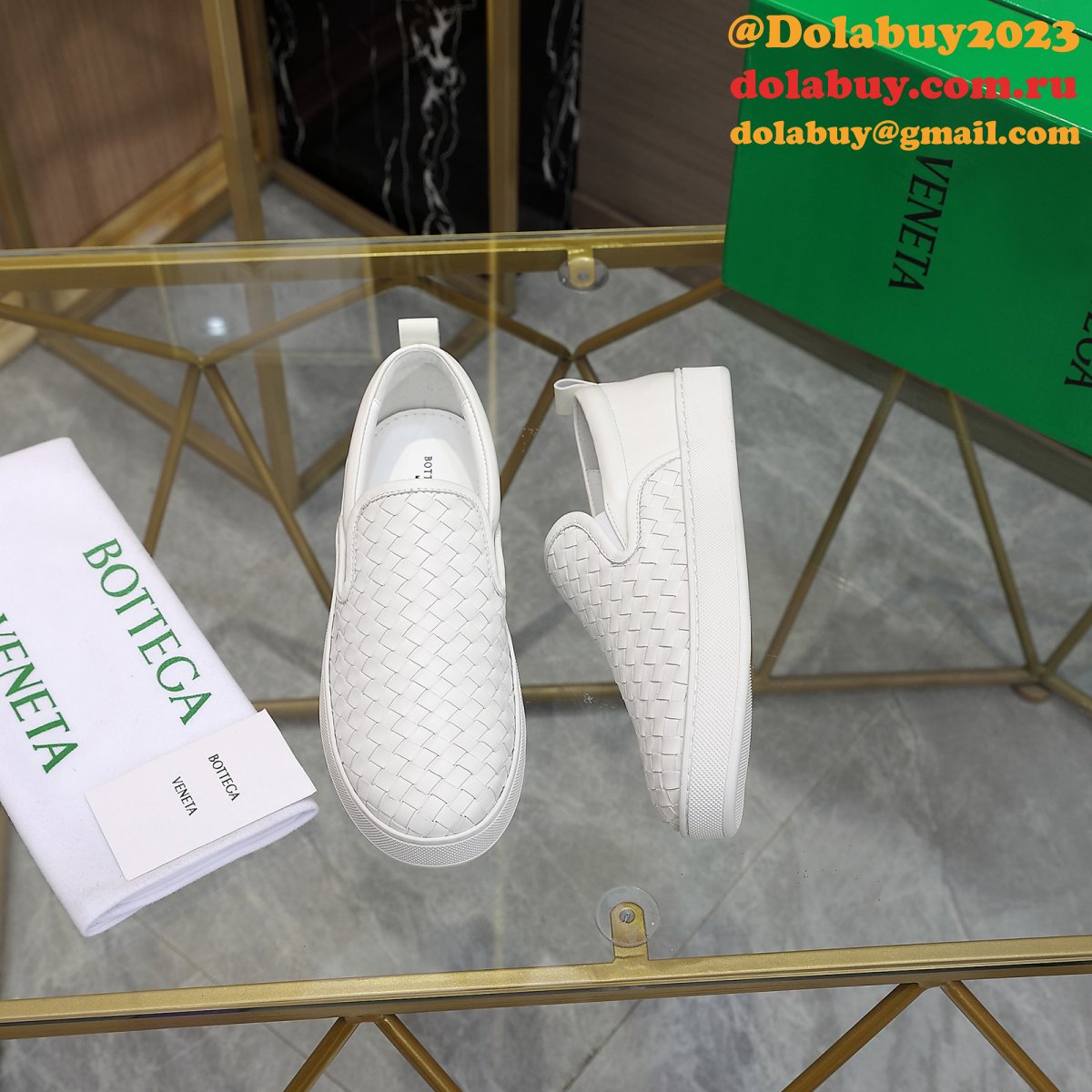 b0tte*a Ven*ta knockoff flats intrecciato nappa slip on sneakers shoes