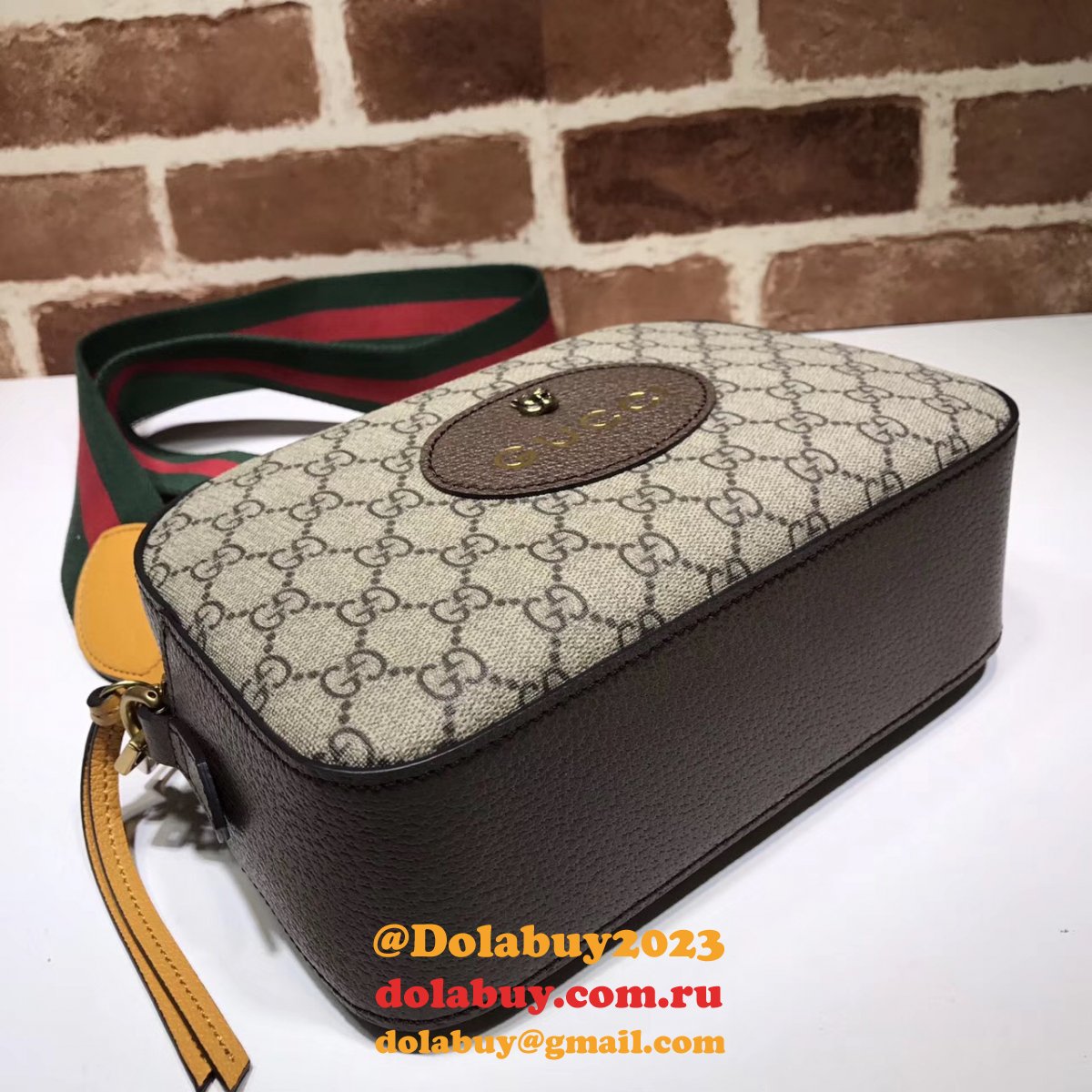 top quality G*u*i replica neo vintage gg supreme messenger 476466 bag