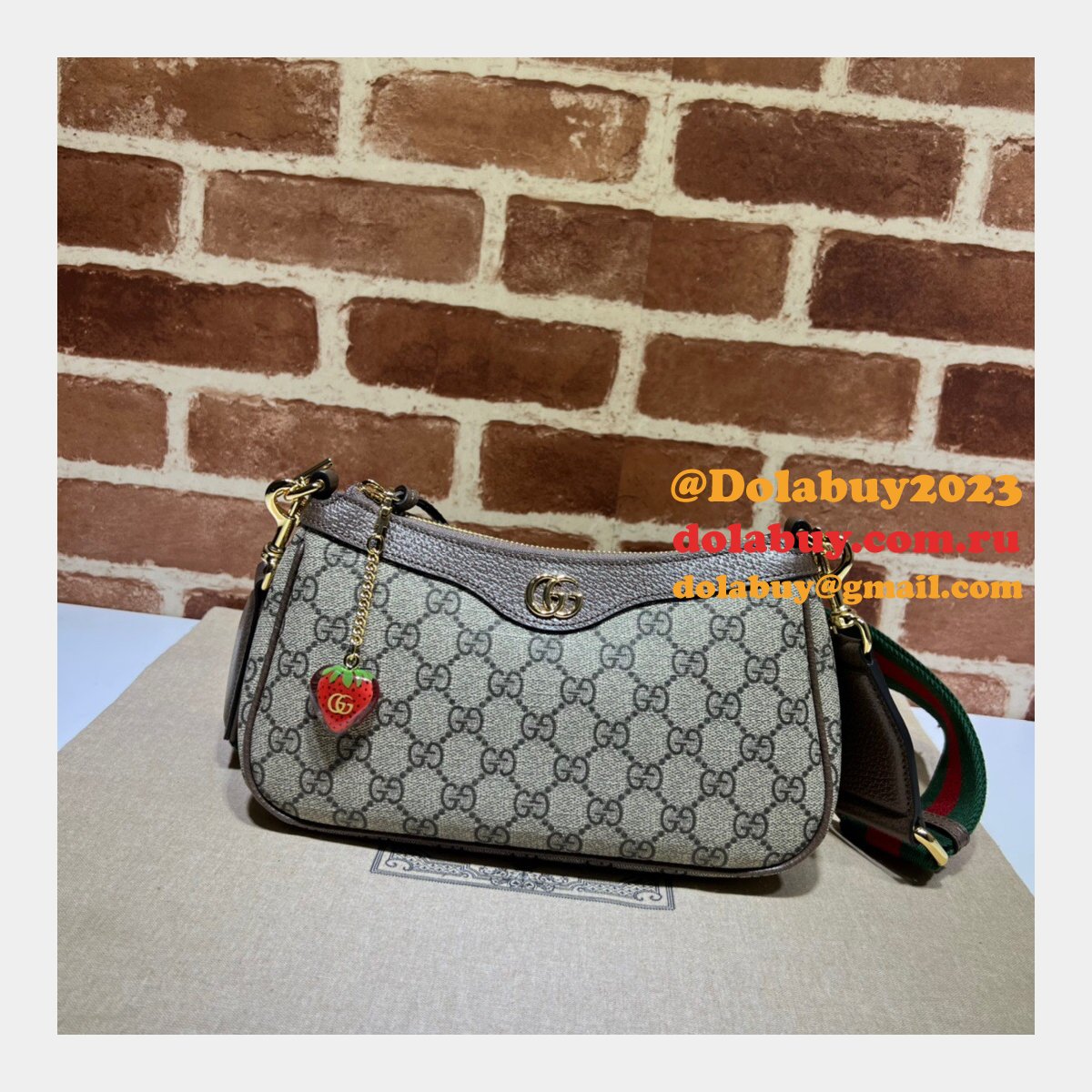 7 star G*u*i 735132 replicas ophidia gg high quality handbag