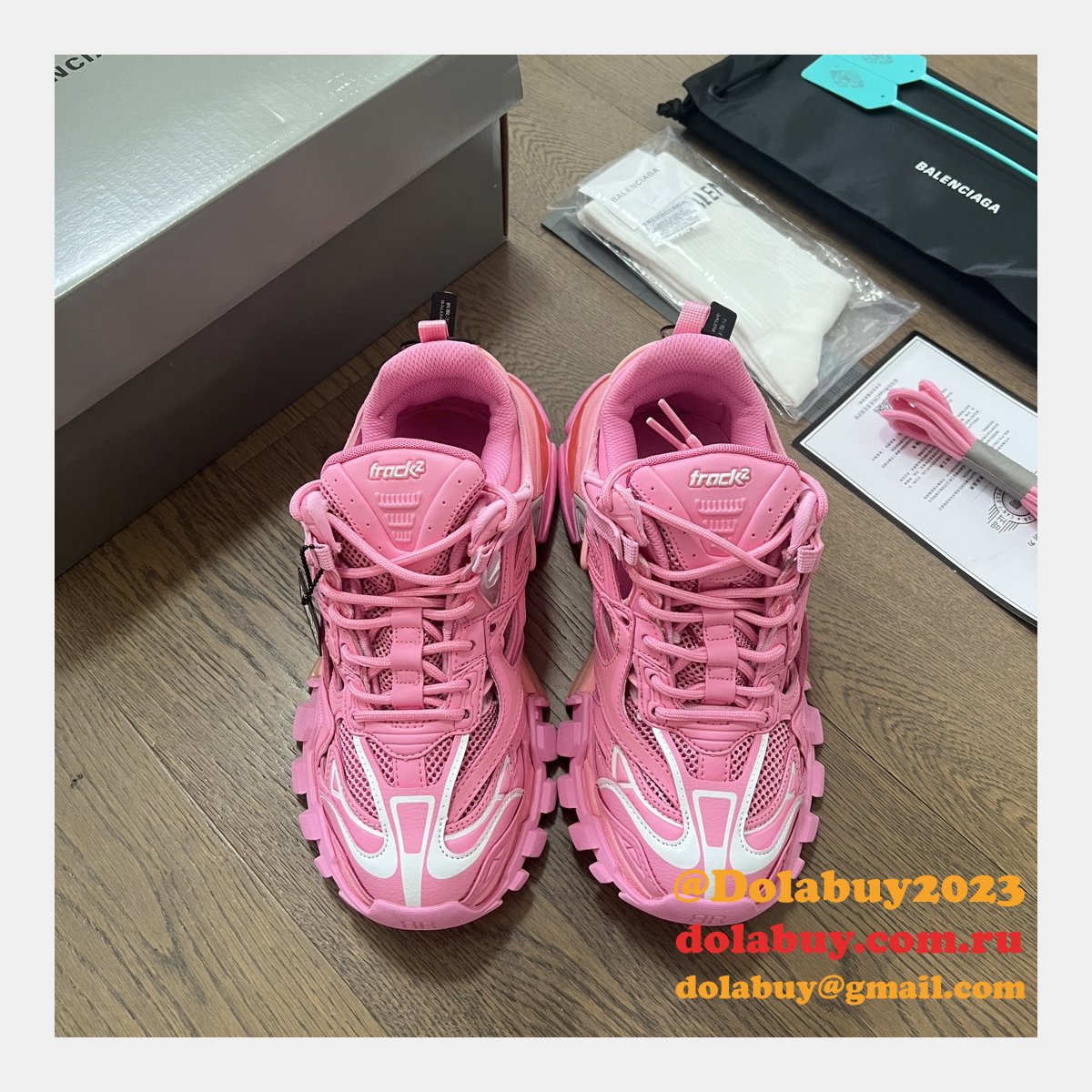 Replica Buy Balenciaga Track Trainer 4.0 Sneakers 1:1 Mirror Shoes