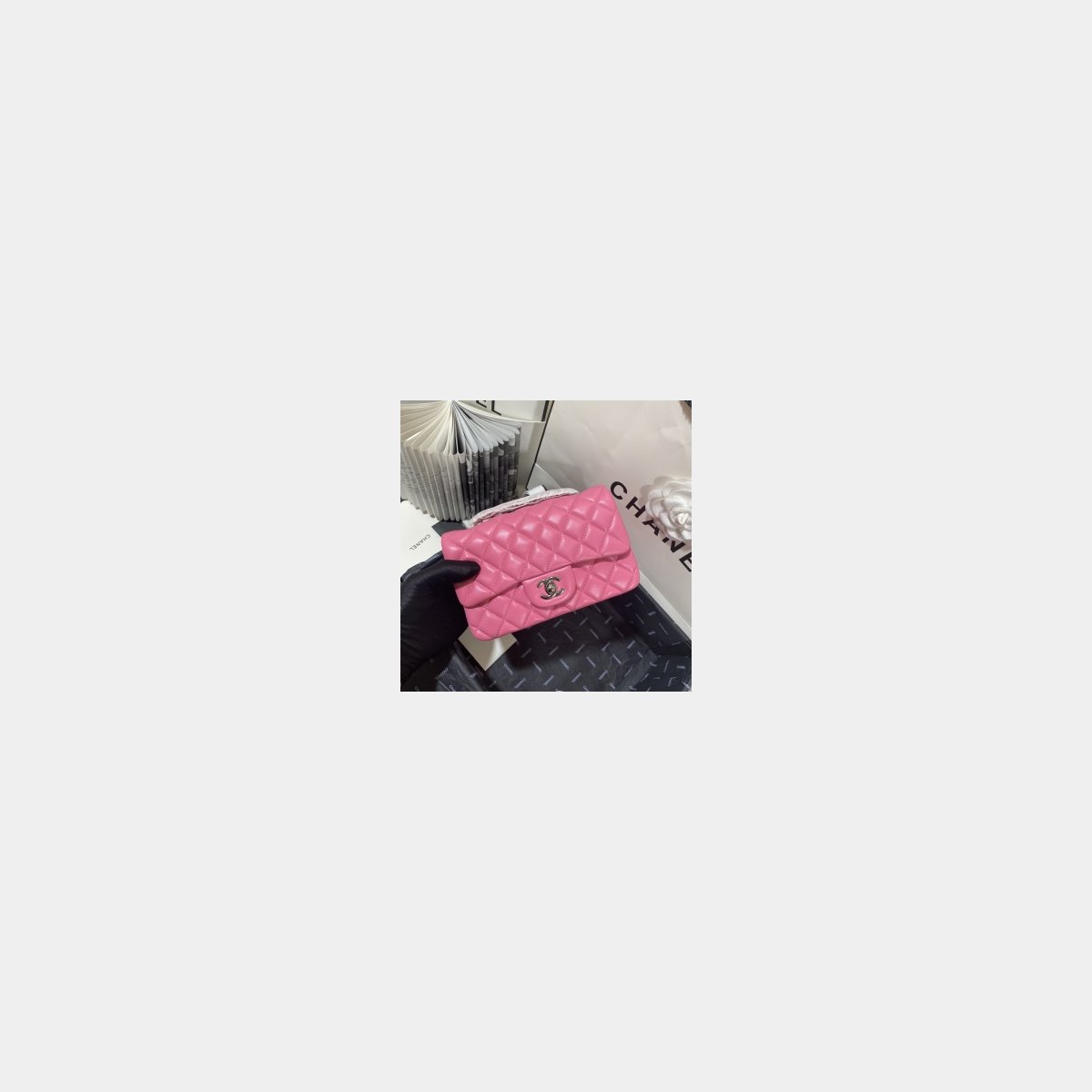 Wholesale CC Lambskin Flap Perfect 20CM Bag 1116