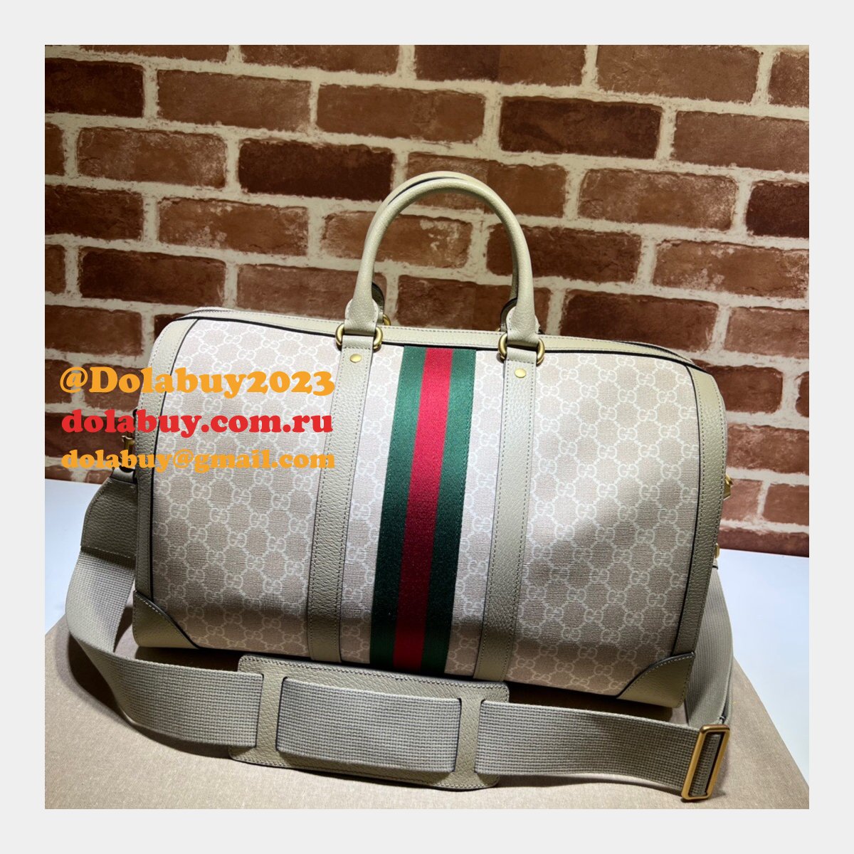 G*u*i our replica ophidia 681295 gg supreme duffle tote bag