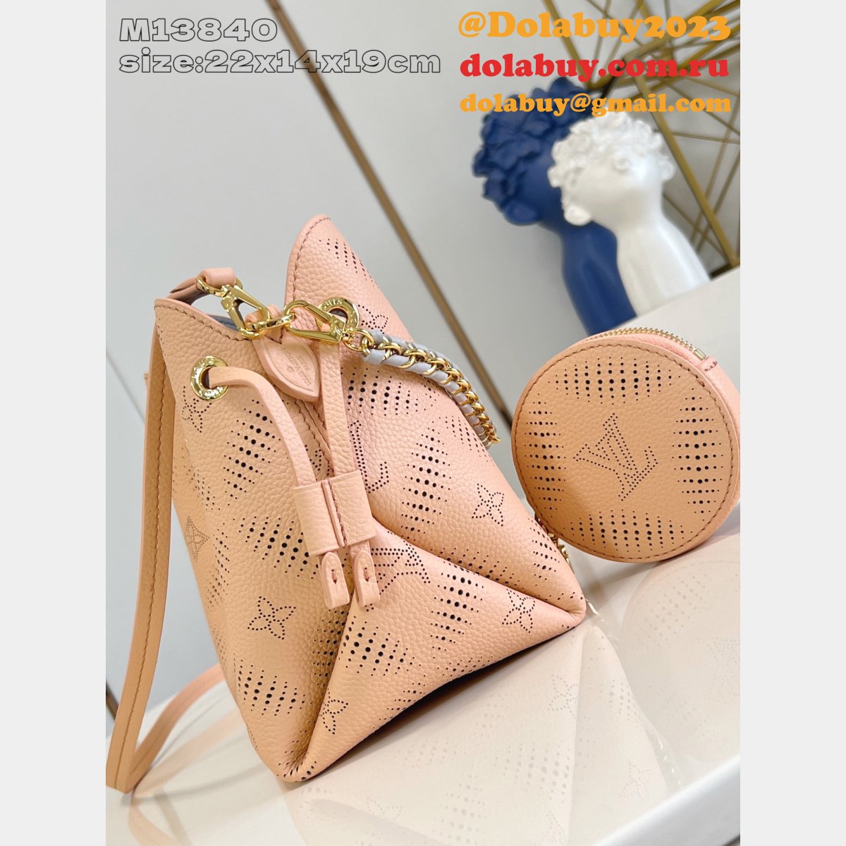 Luxury M13840 Louis Vuitton Bella Mahina Women Handbags