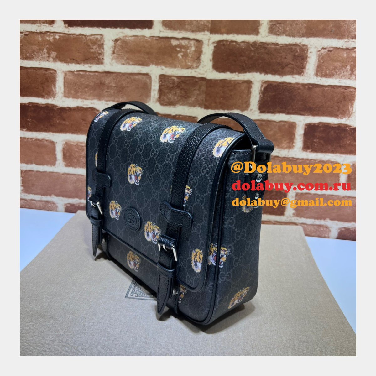 high quality designer replica G*u*i 658542 gg messenger bag