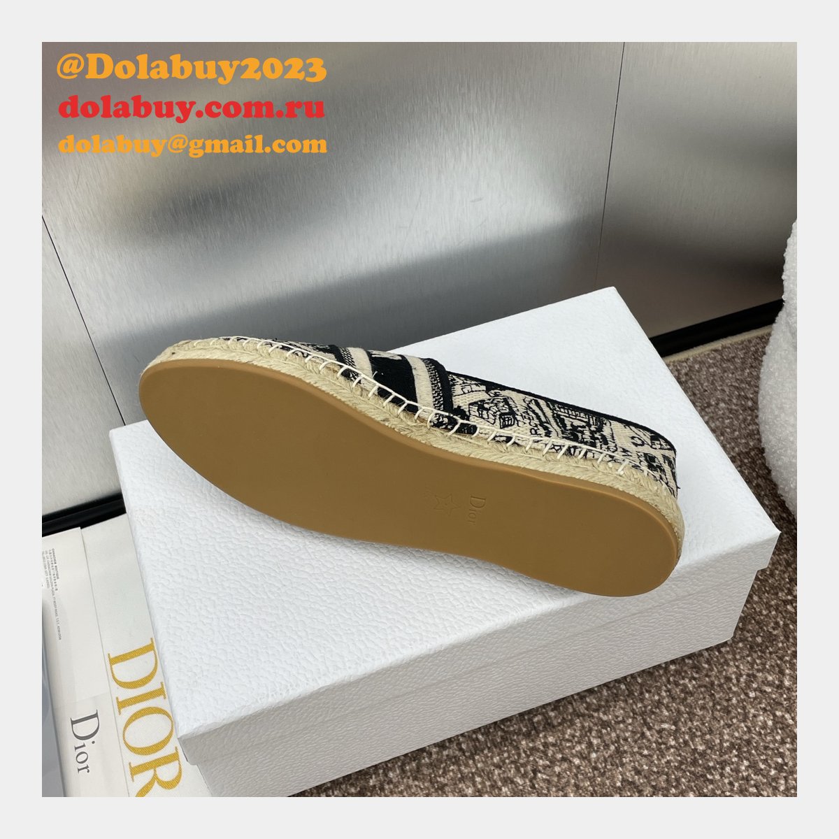 Wholesale Fashion Dior Granville Espadrille