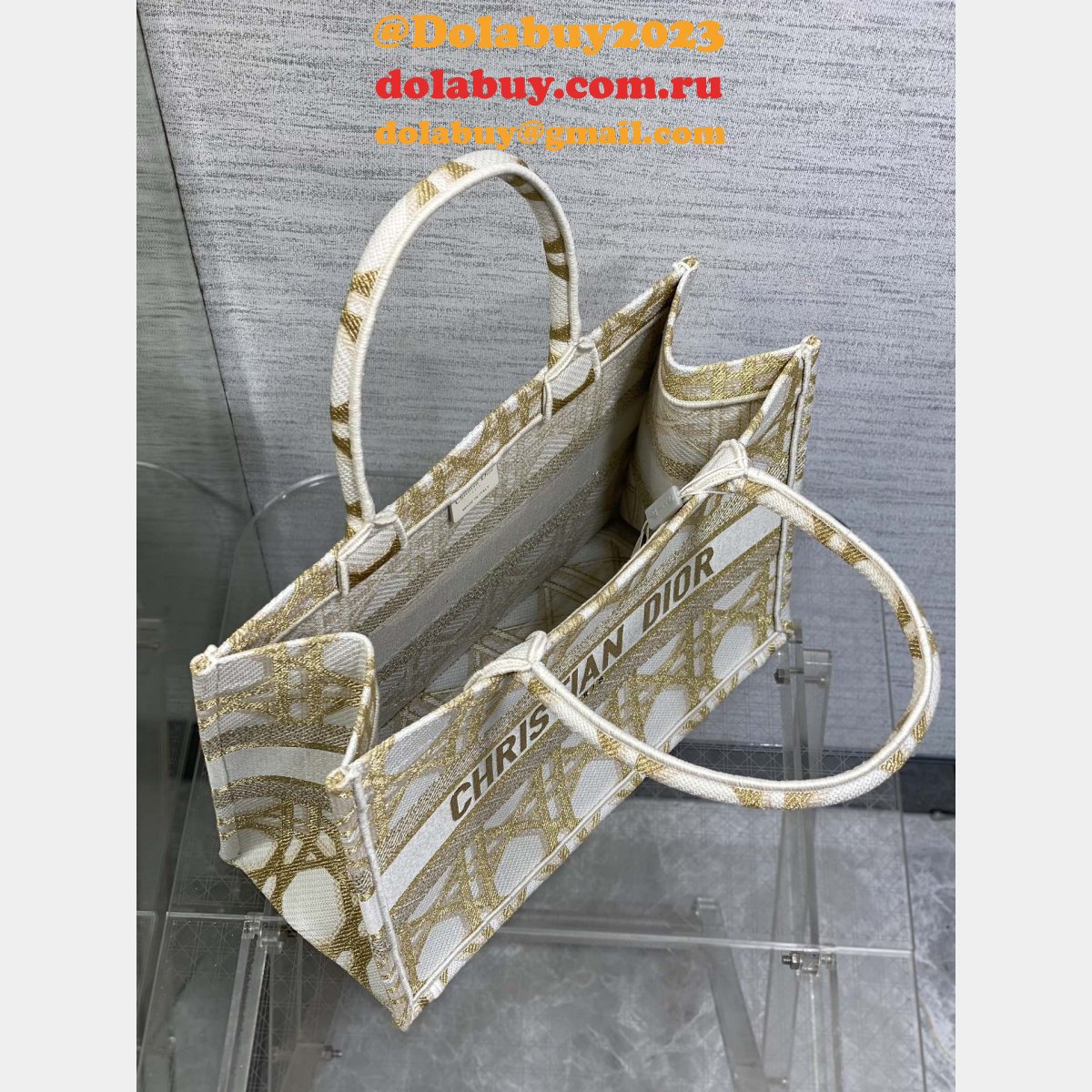 Replica Christian Dior CD Book Tote Inspired Best 1:1 Bag