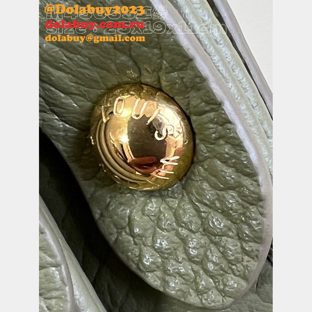 Onthego Louis Vuitton M46647 Fake Bag Empreinte Leather