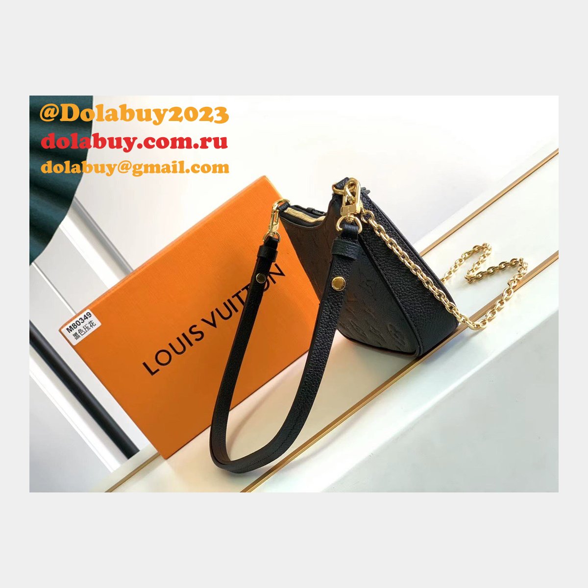 Louis Vuitton Wholesale M81066/M80349 Small Leather Goods Easy Pouch On Strap