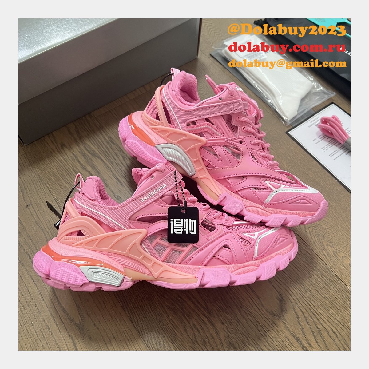 Replica Buy Balenciaga Track Trainer 4.0 Sneakers 1:1 Mirror Shoes