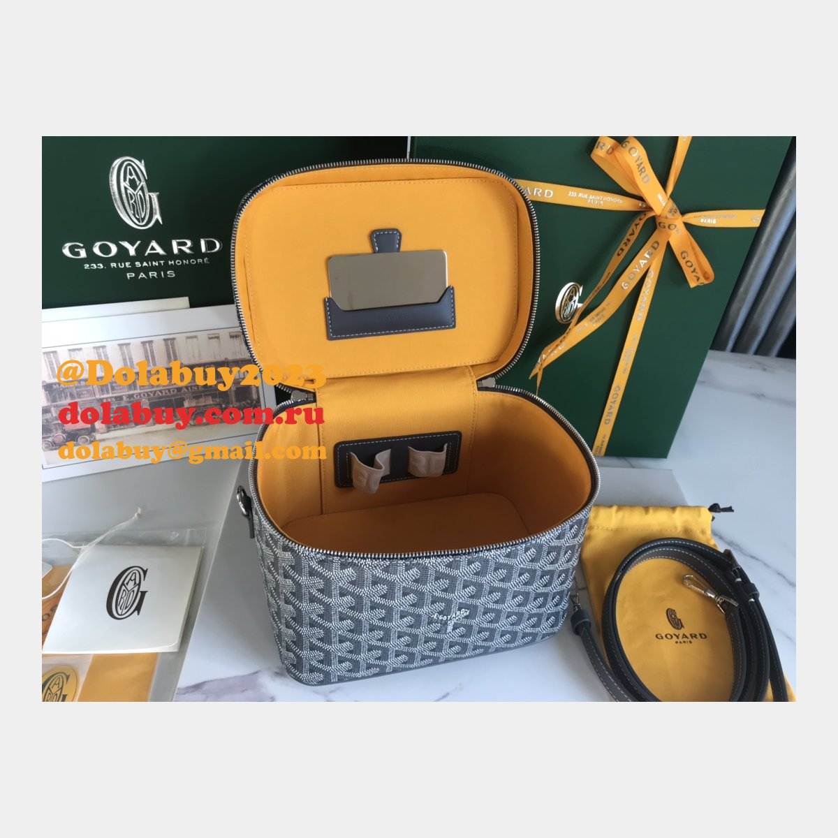 Beauty Fake Designer 020185 Makeup Goyard Muse Luxury Bag