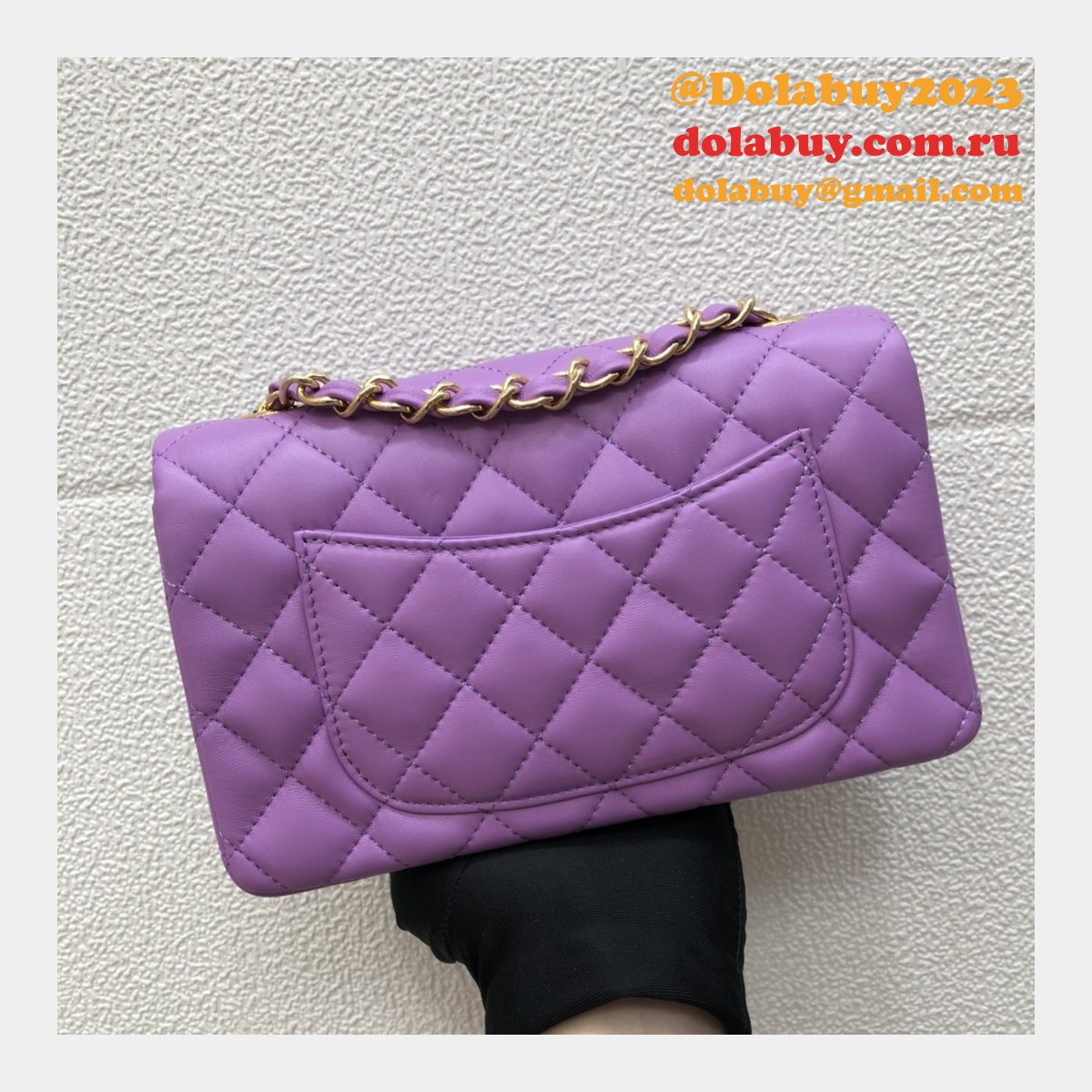 Wholesale CC Lambskin Flap Perfect 20CM Bag 1116