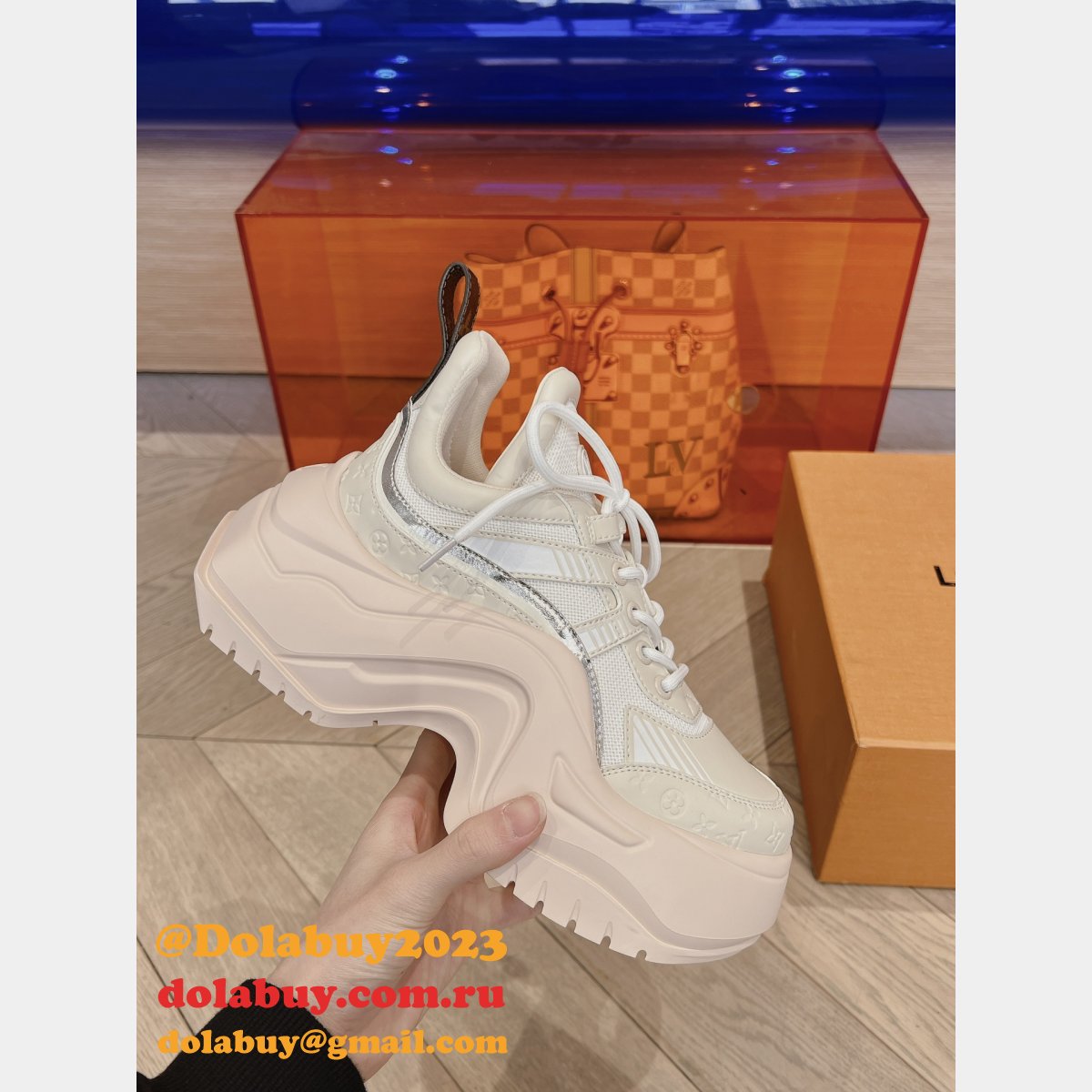 LV High Quality Cheap Replica Archlight 2.0 sneakers