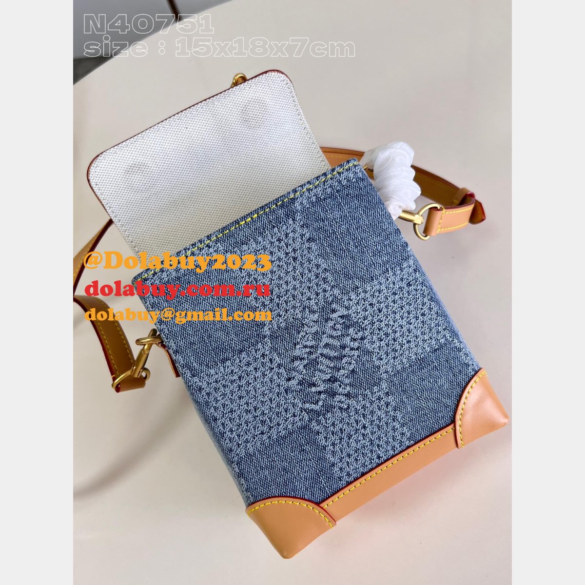 Designer Knockoff Louis Vuitton Nano Steamer N40751 Bag