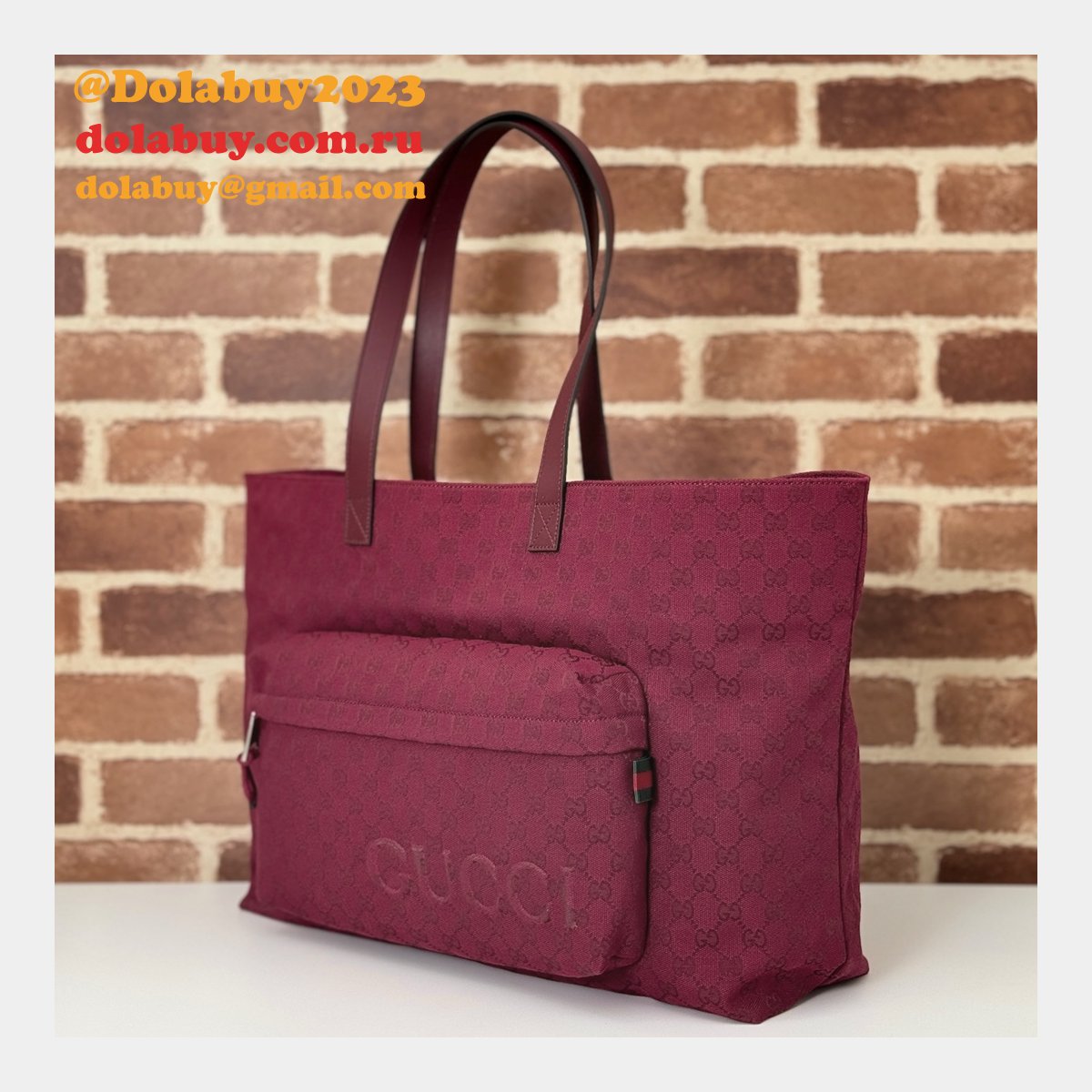 G*u*i inspired gg tote mens high quality 802166 bag