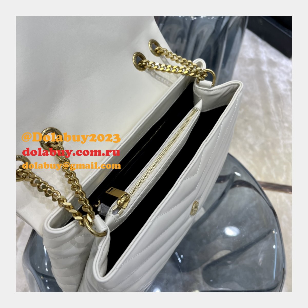 Wholesale Cheap YSL LOULOU 487216 handbag 32CM