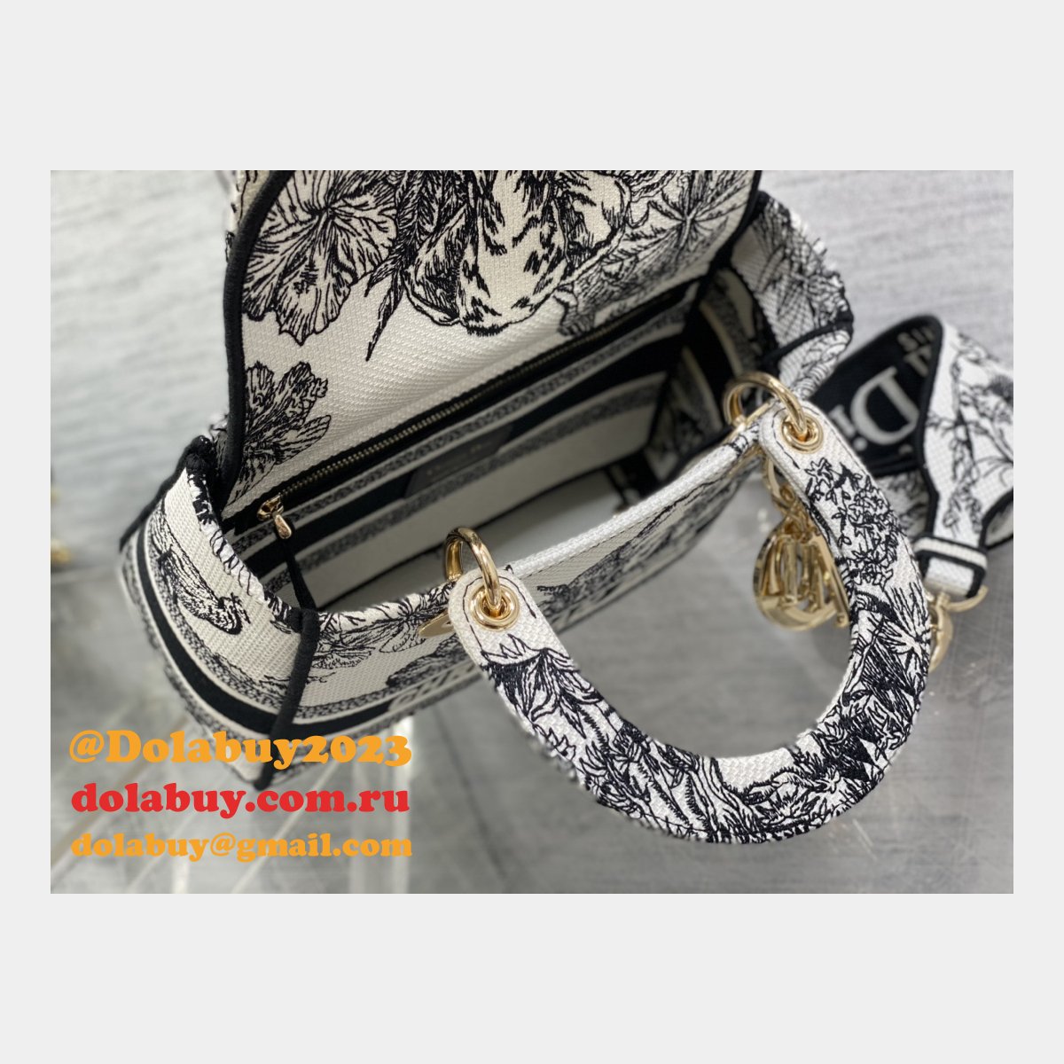 Christian Dior Perfect Designer Replica Lady Dior 24cm Handbags