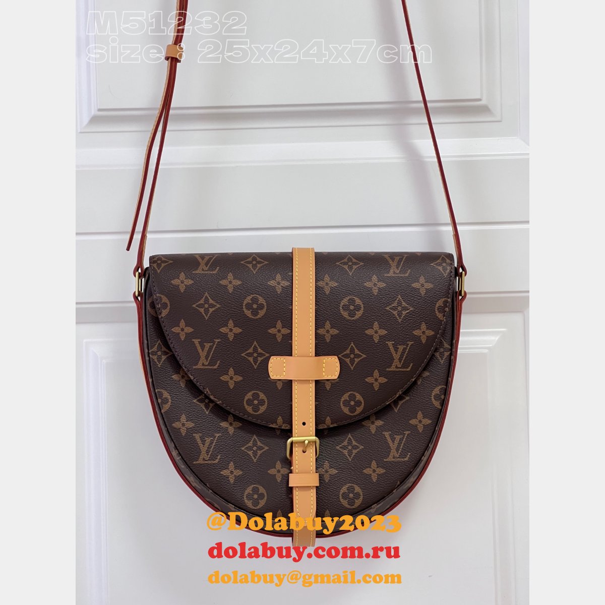 Auth Replica Louis Vuitton 1:1 High Quality Monogram Chantilly M51233 Shoulder
