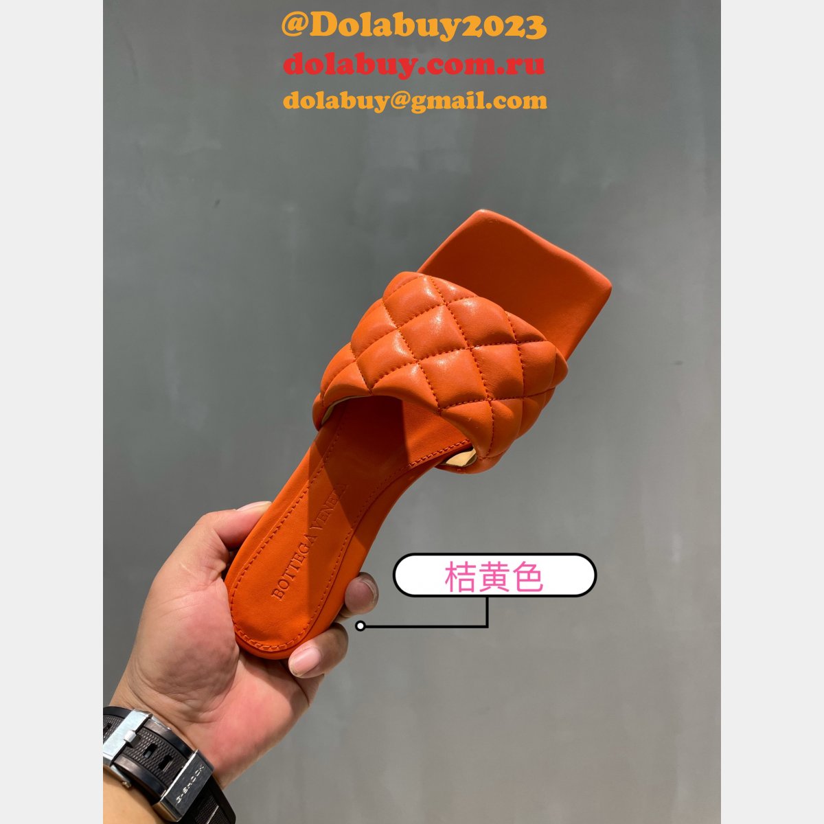 1:1 quality B0tte*a venet fake di*m*nd flat slippers shoes