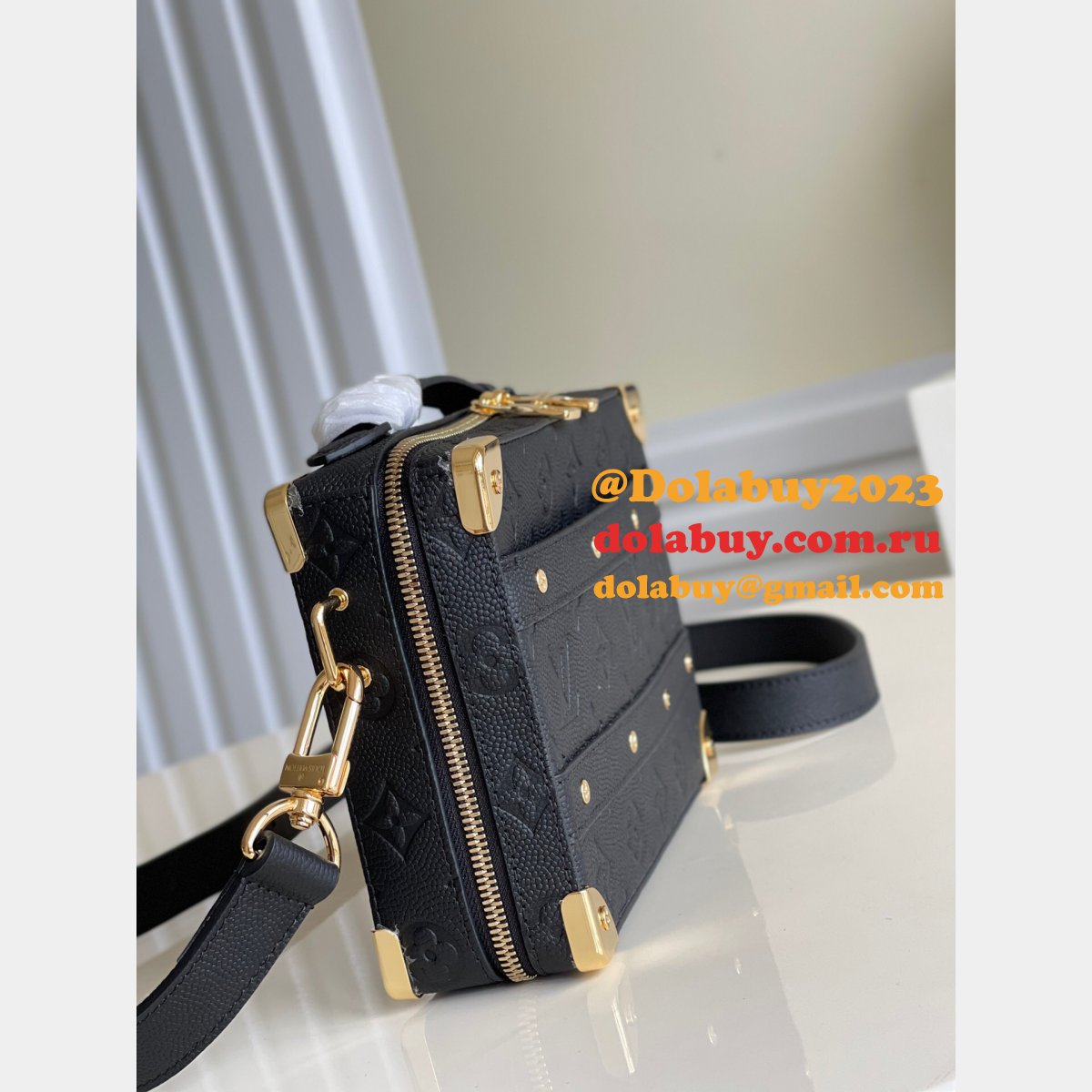 Perfect Quality Louis Vuitton Replica M57971 LVxNBA Handle Trunk Black