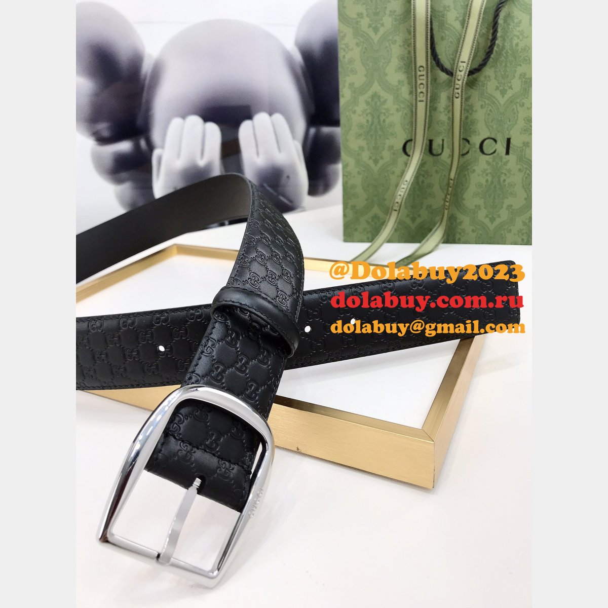 Luxury Inspired GG 40MM 7 Star Belt