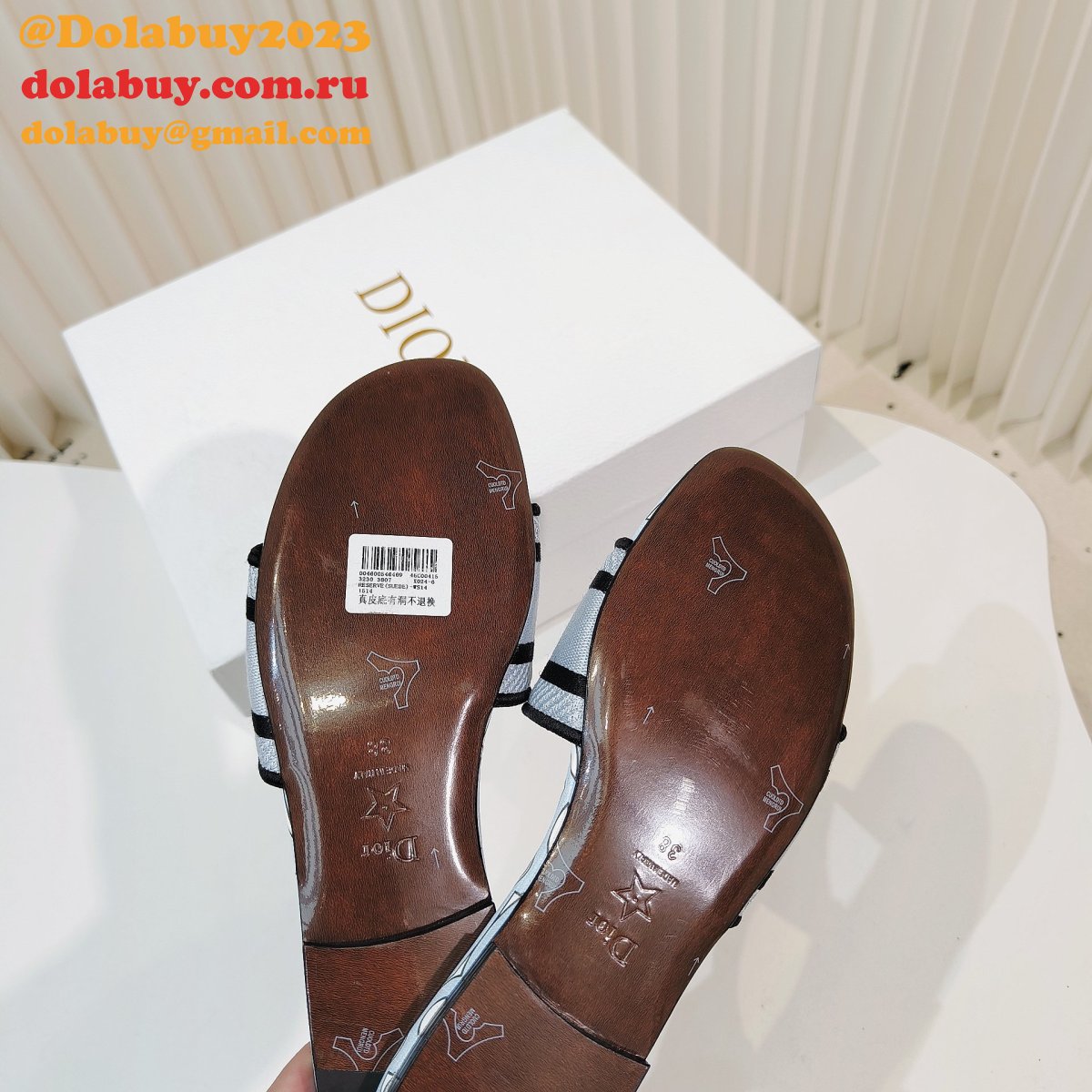 Top Quality Dior Dway Slide 1:1 Mirror