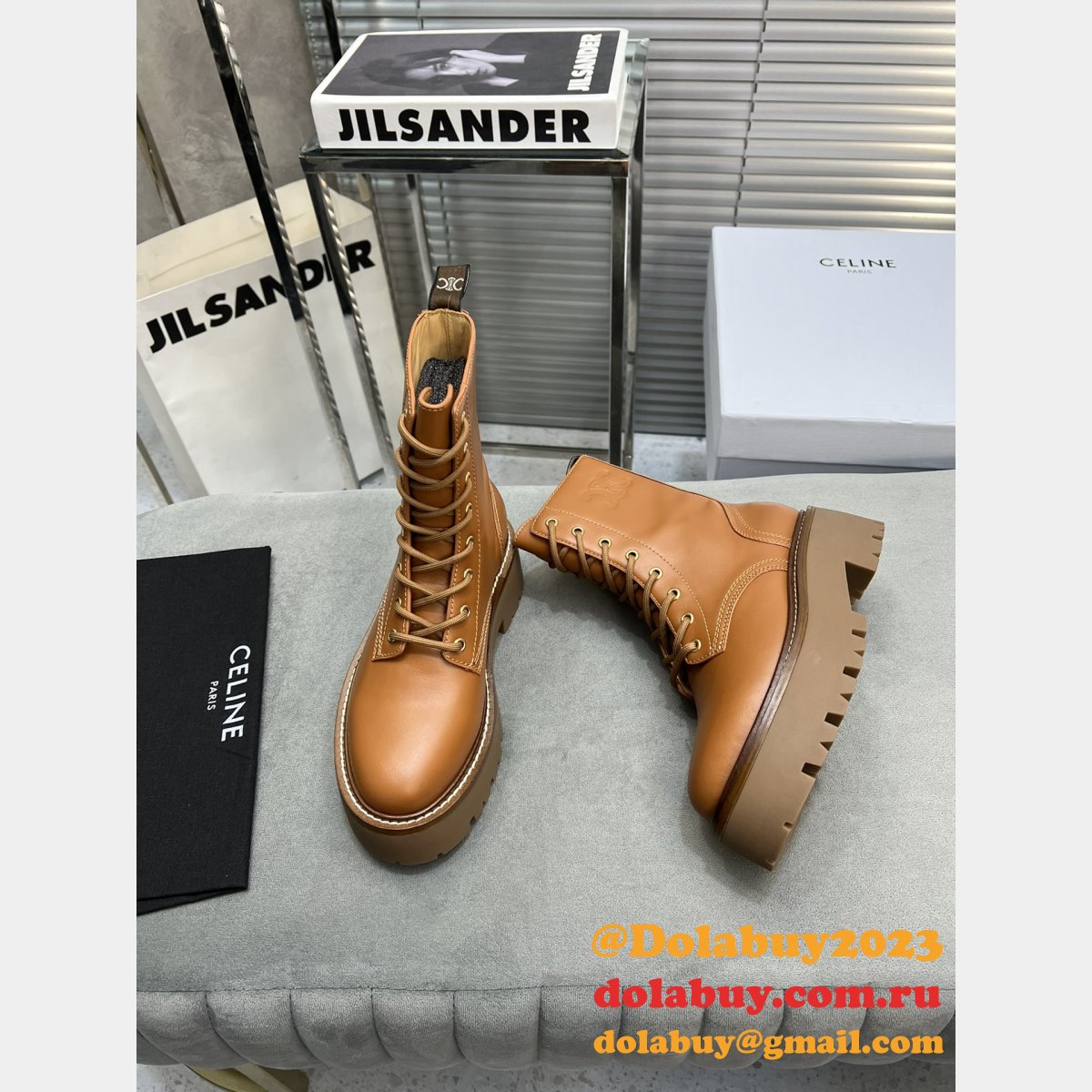 Find Celine Boots Triomphe Replica Designer Shoes
