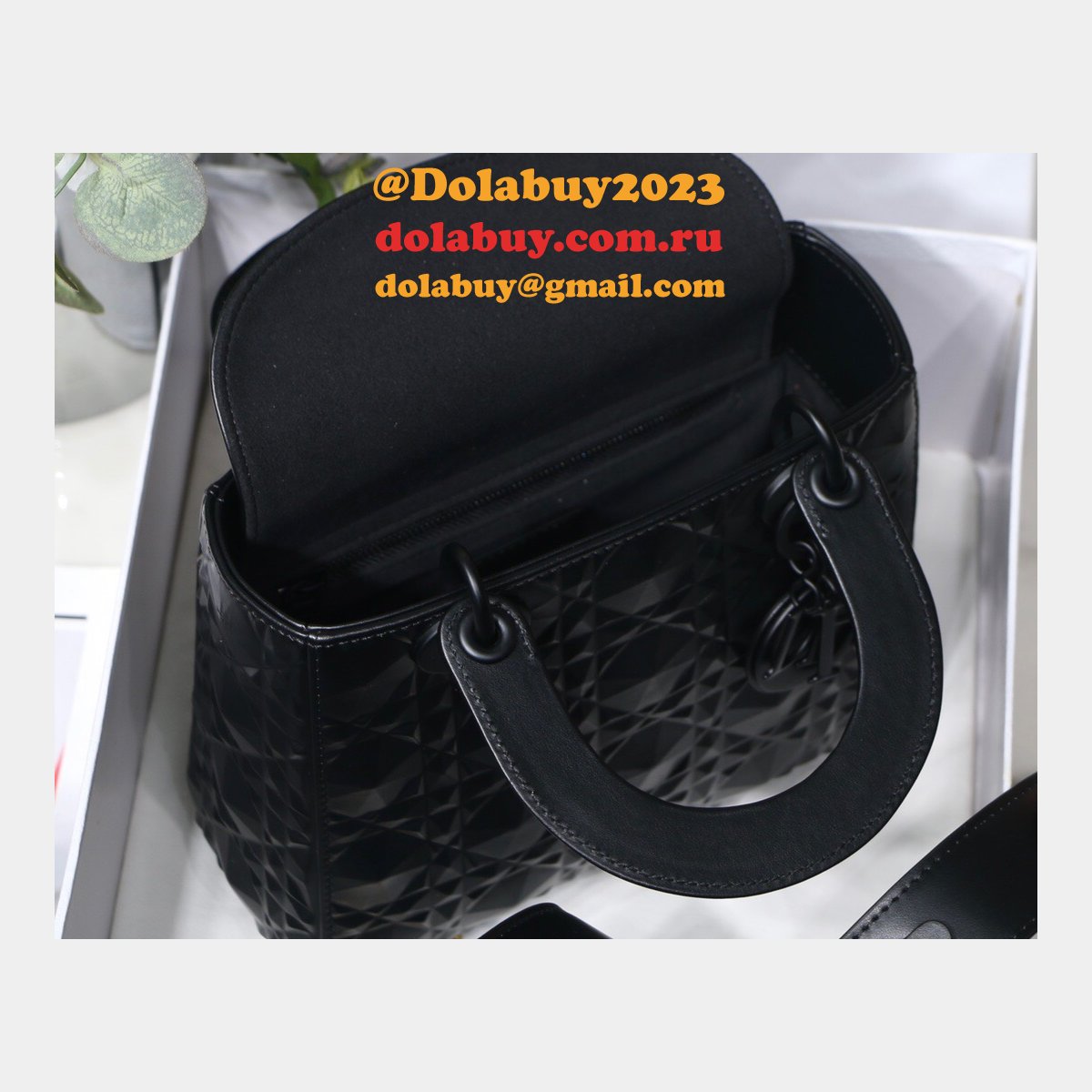 High Quality 1:1 Replica Lady Dior 20cm Shop Designer Purses