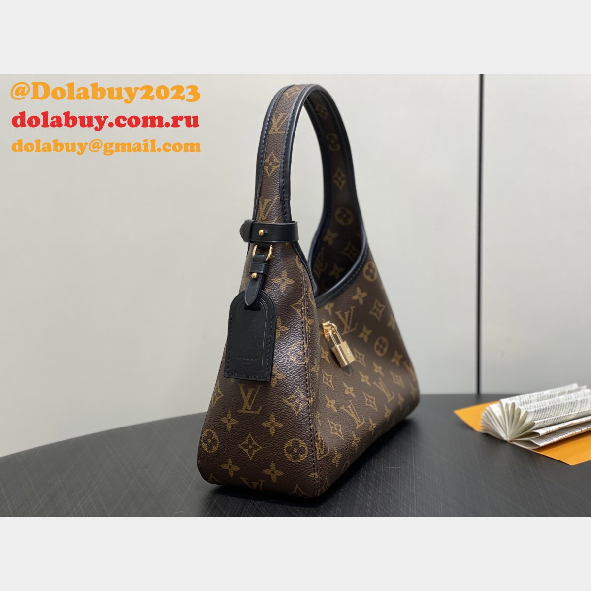 Louis Vuitton Replica M12940 The Drop PM Monogram Canvas Handbag