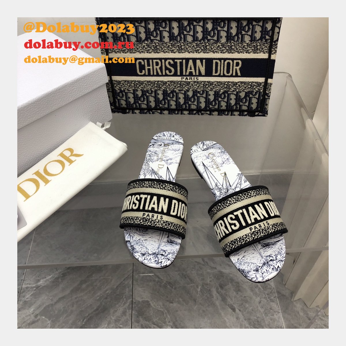 Buy Dior Sell online Best Quality Replica Sandals Shoes