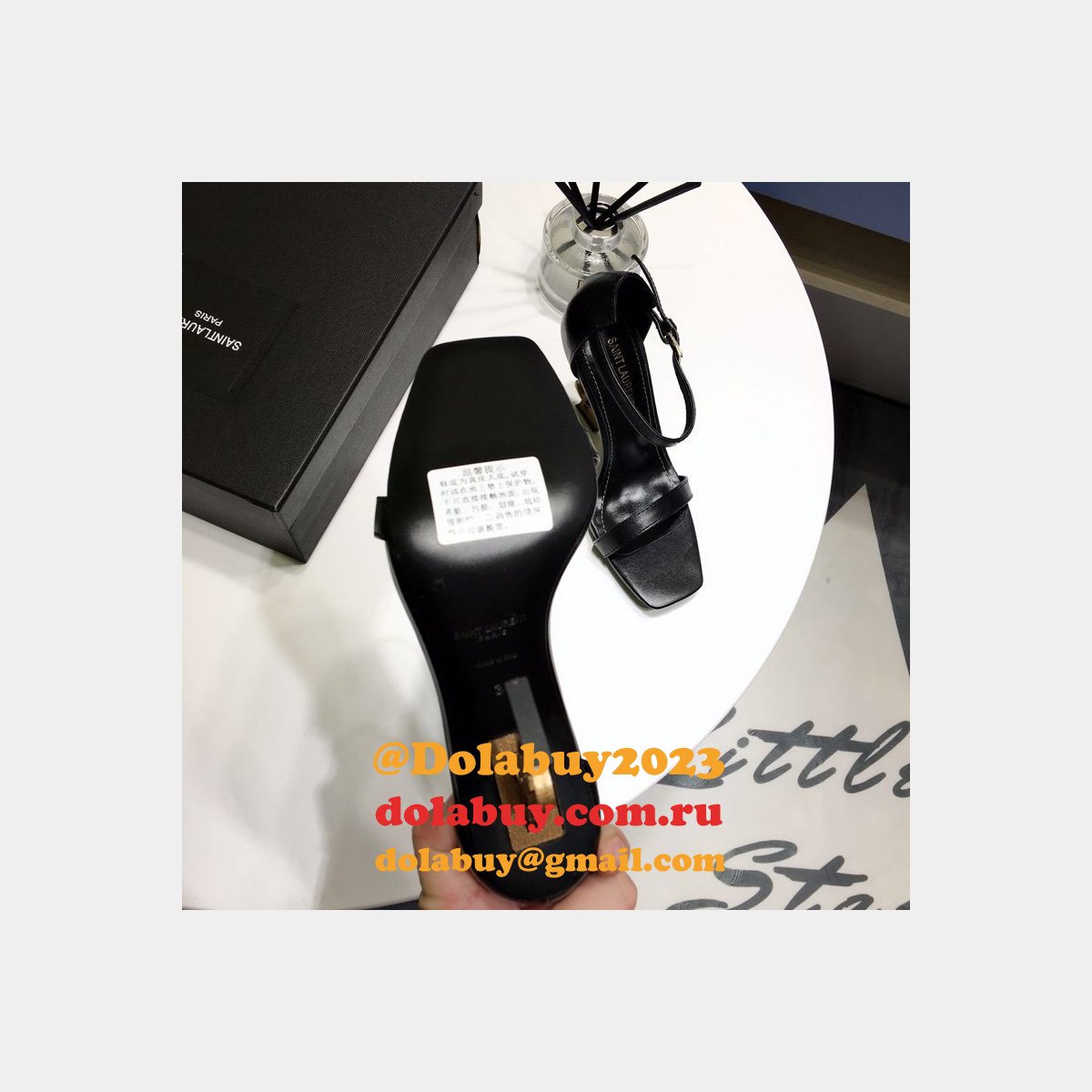 Saint Laurent High Heel Sandals 010