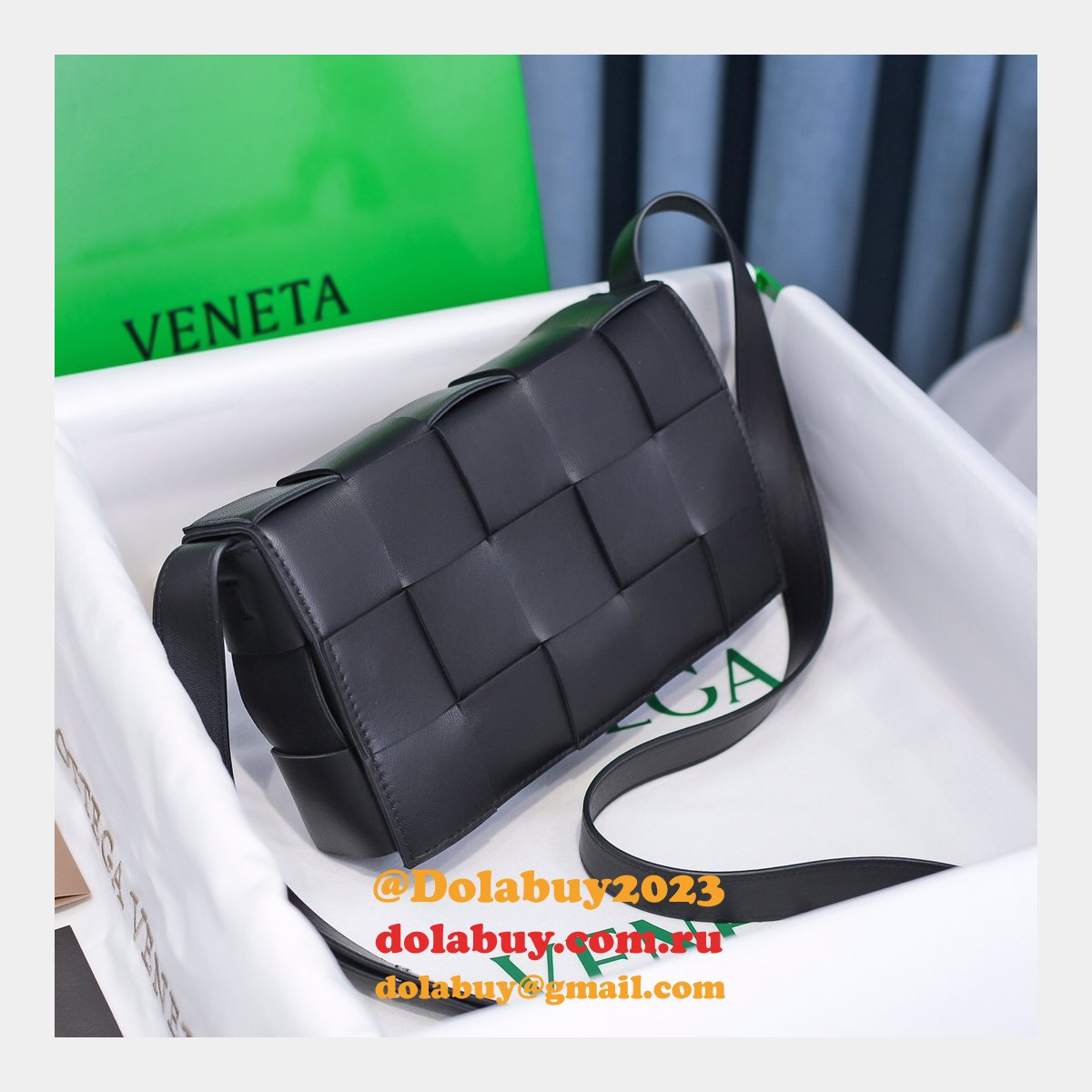 top quality b0tte*a Ven*ta cassette lambskin crossbody bag